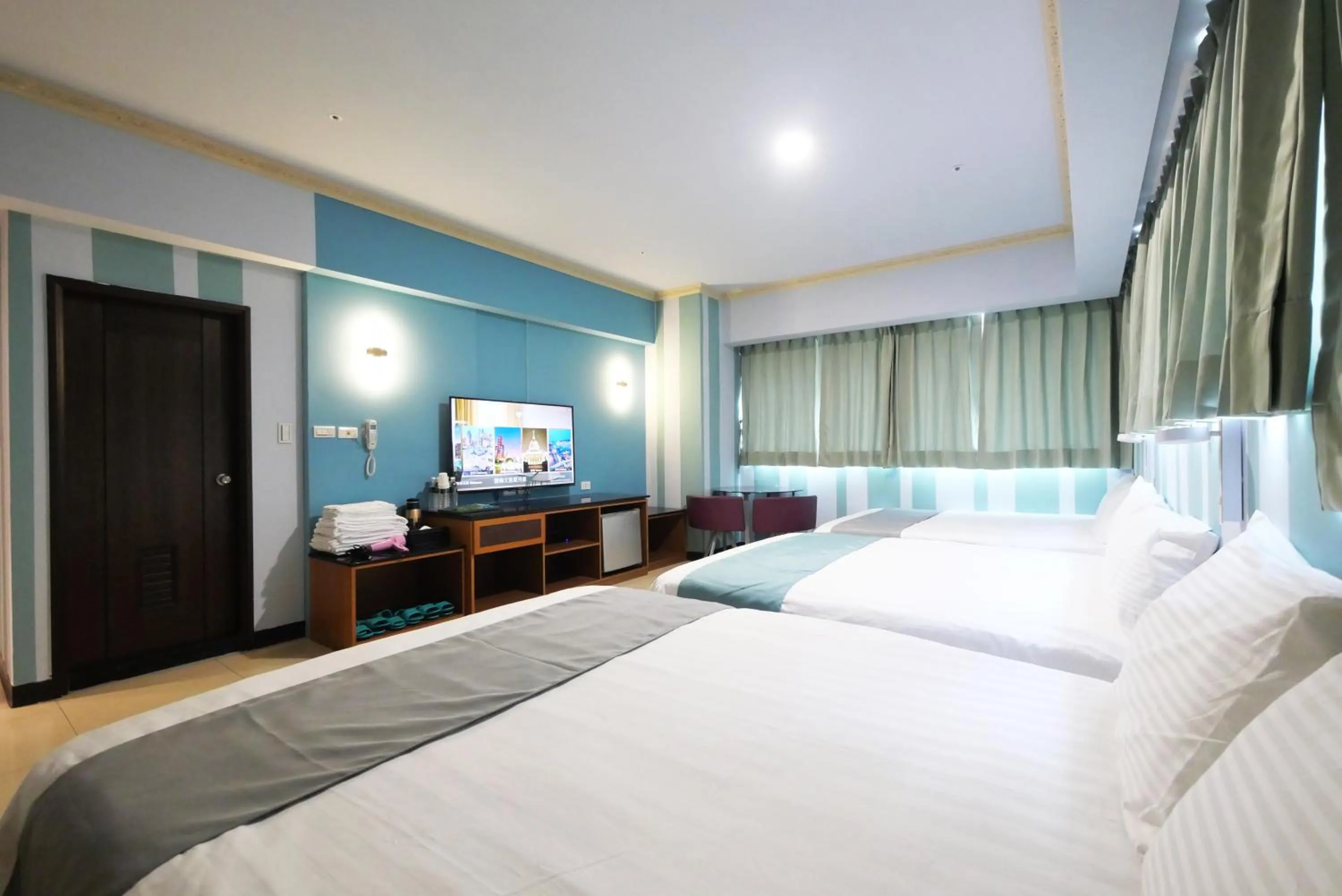 Bed in I Hi Loveriver Hotel