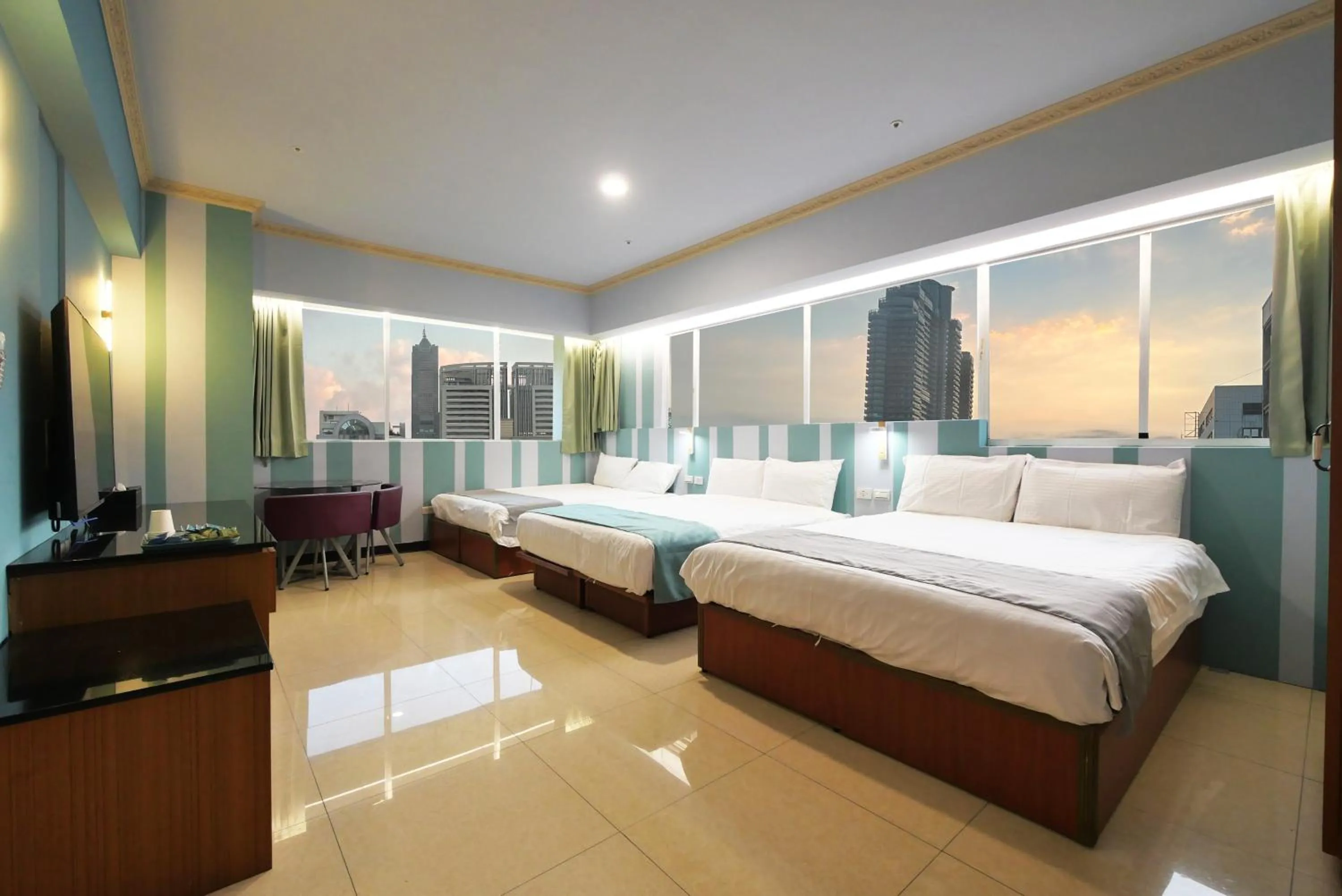 Bed in I Hi Loveriver Hotel