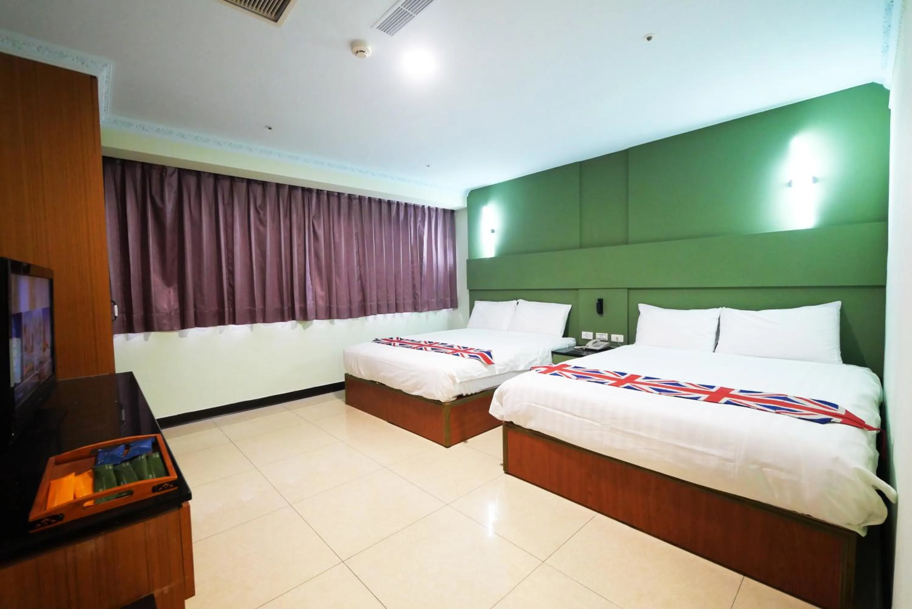 Bed in I Hi Loveriver Hotel