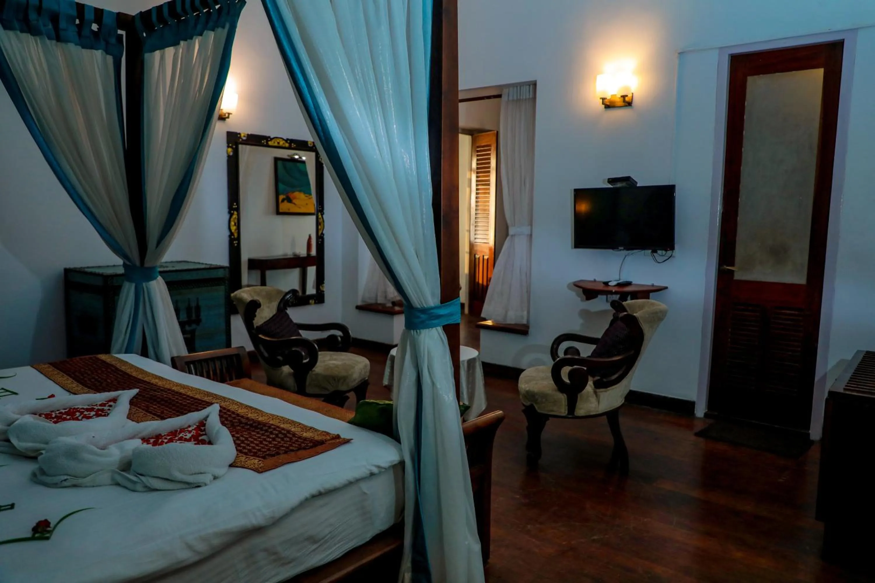Bed in Old Lighthouse Bristow Hotel , Fort Kochi
