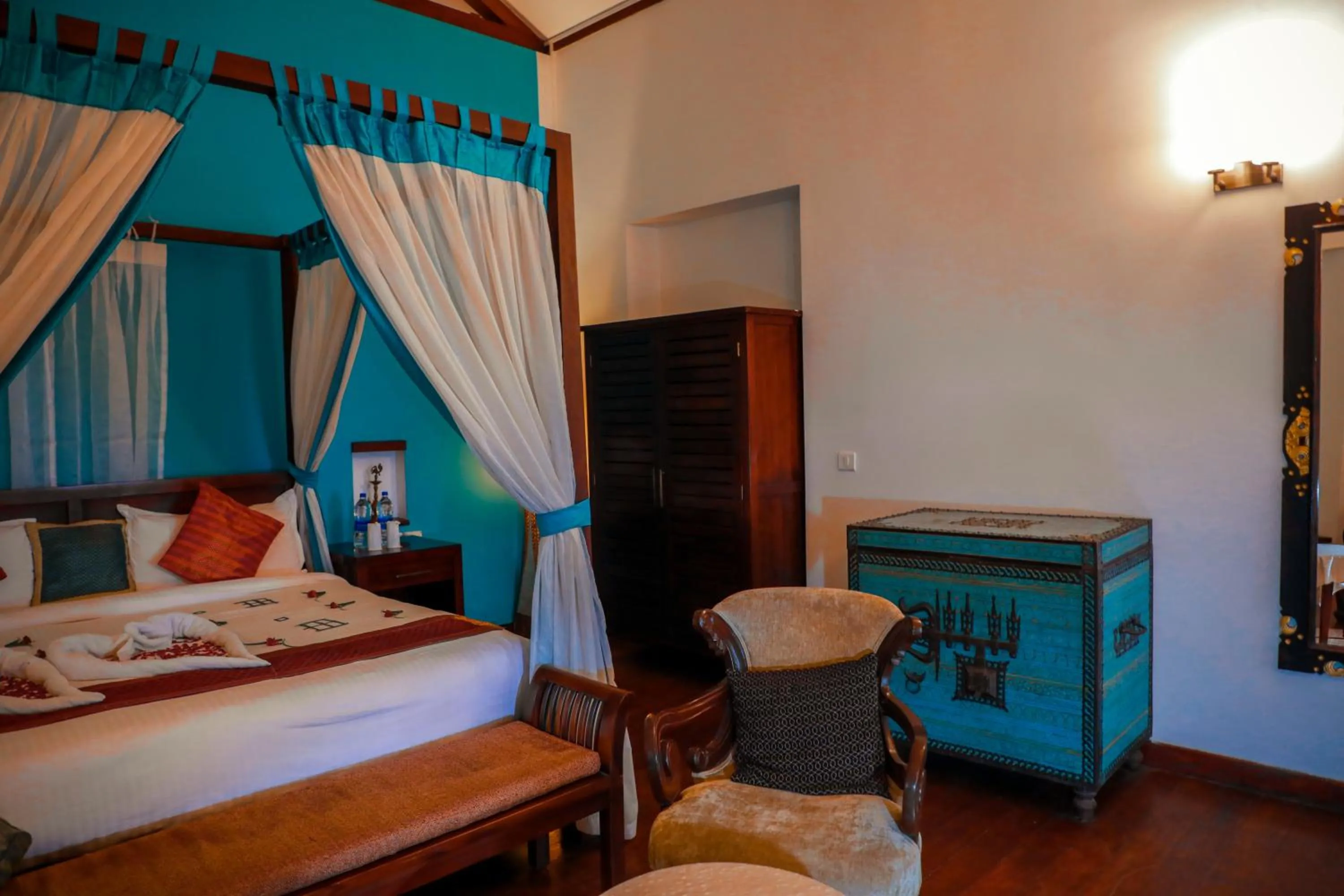 Bed in Old Lighthouse Bristow Hotel , Fort Kochi