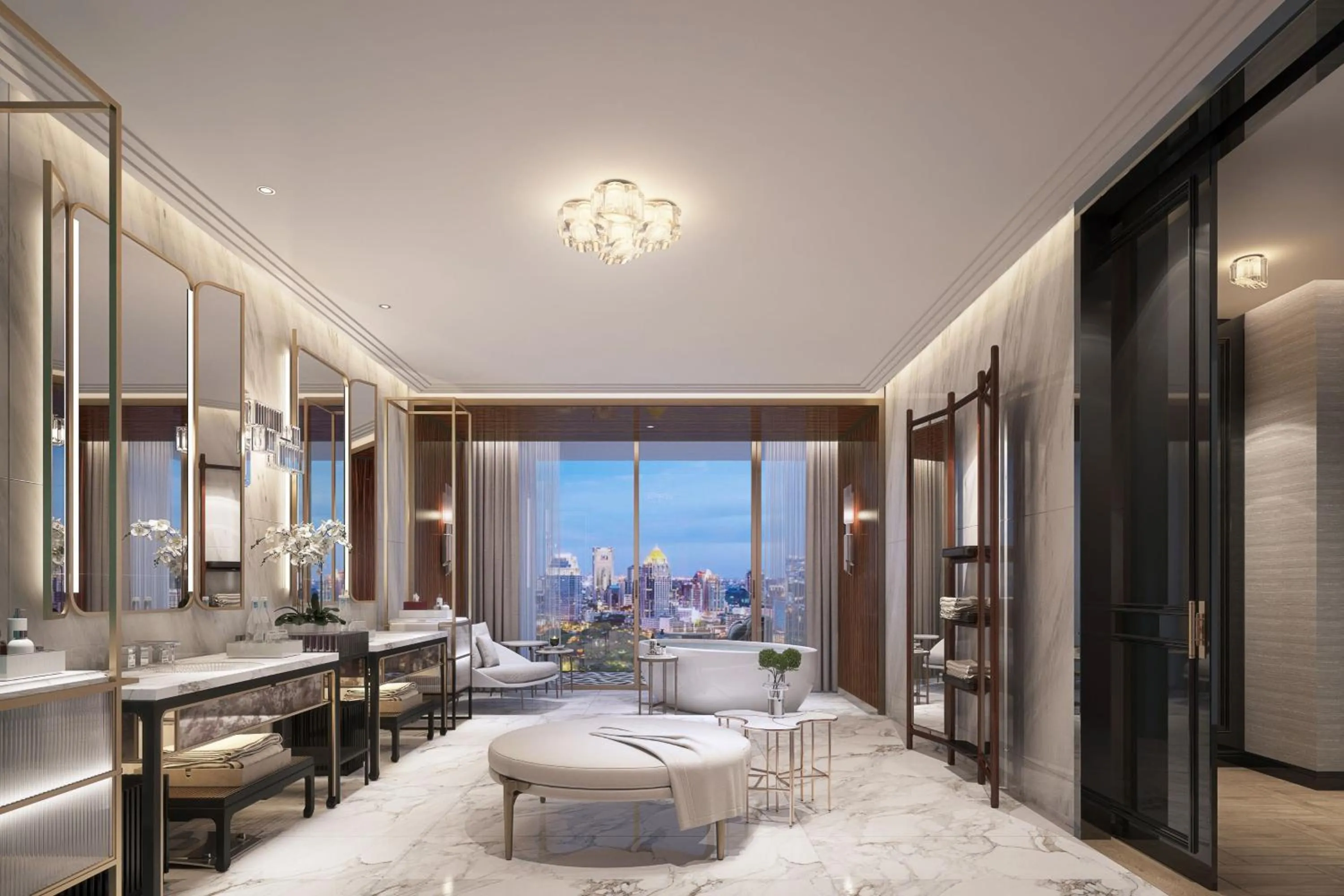 Bathroom in The Ritz-Carlton, Bangkok