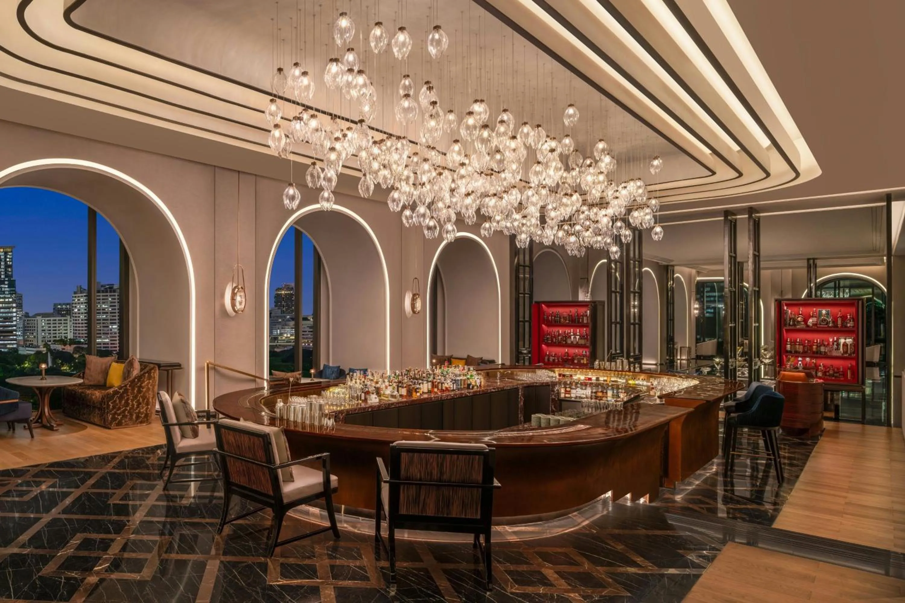 Lounge or bar in The Ritz-Carlton, Bangkok