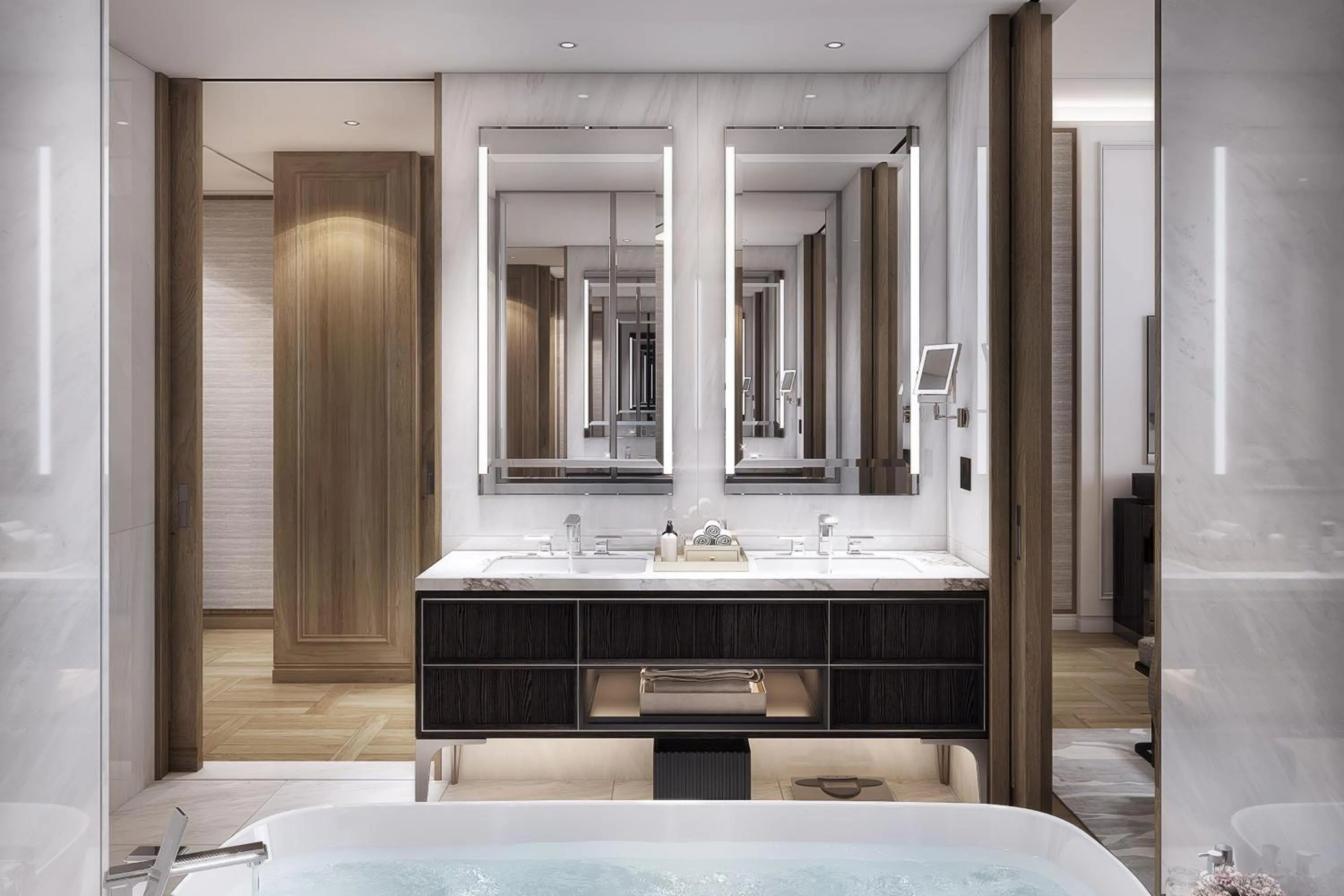 Bathroom in The Ritz-Carlton, Bangkok