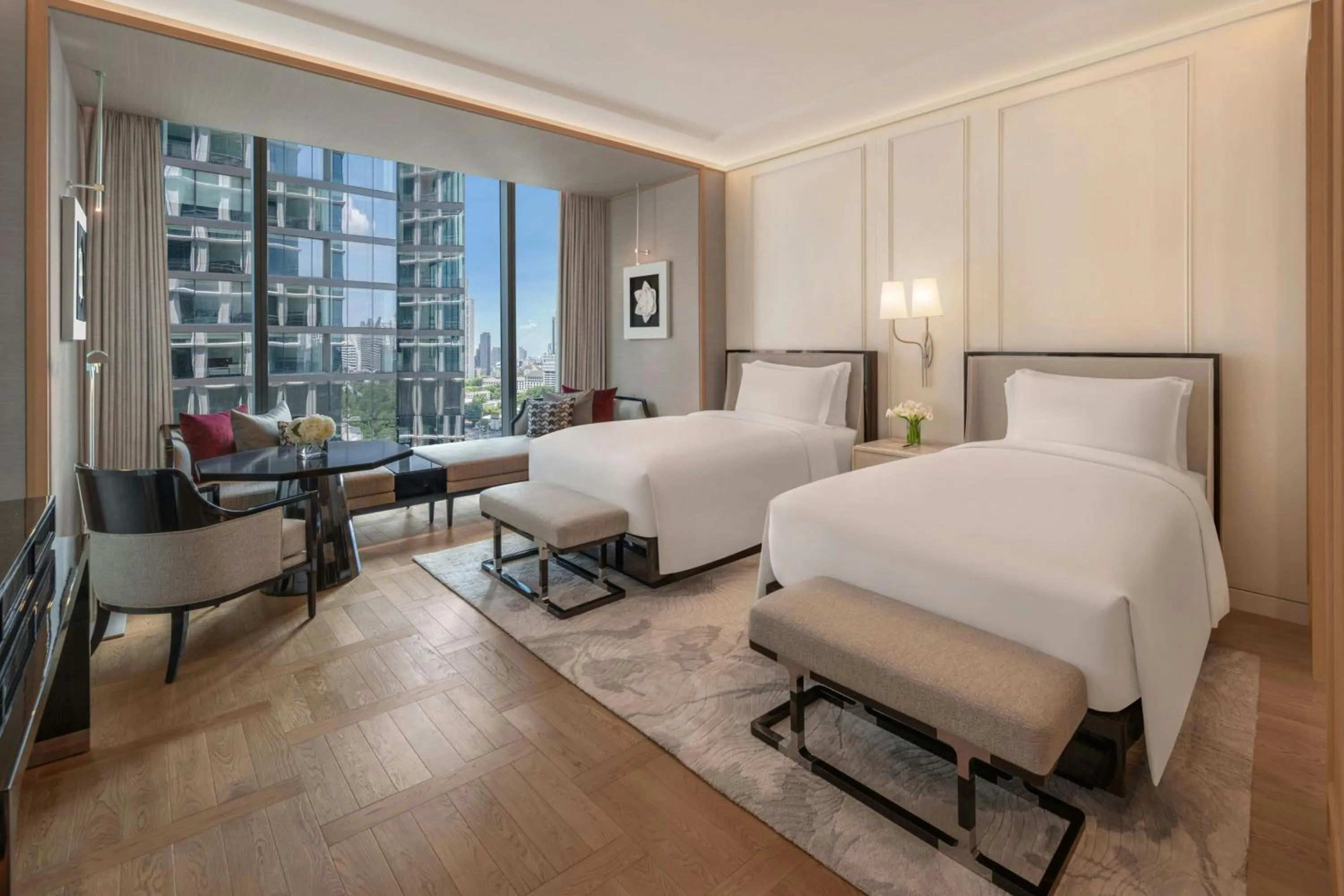 Bedroom, Bed in The Ritz-Carlton, Bangkok