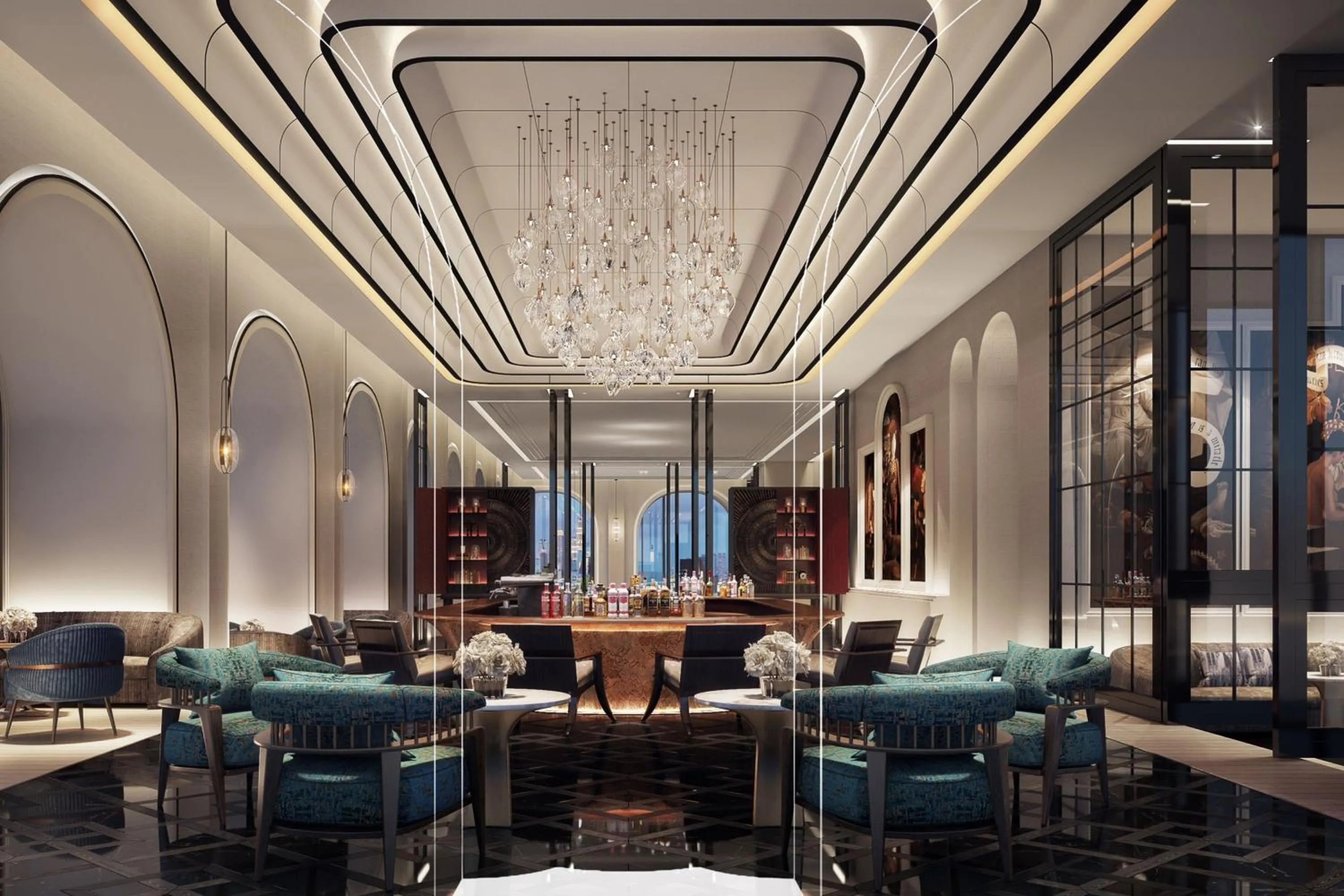 Lounge or bar in The Ritz-Carlton, Bangkok