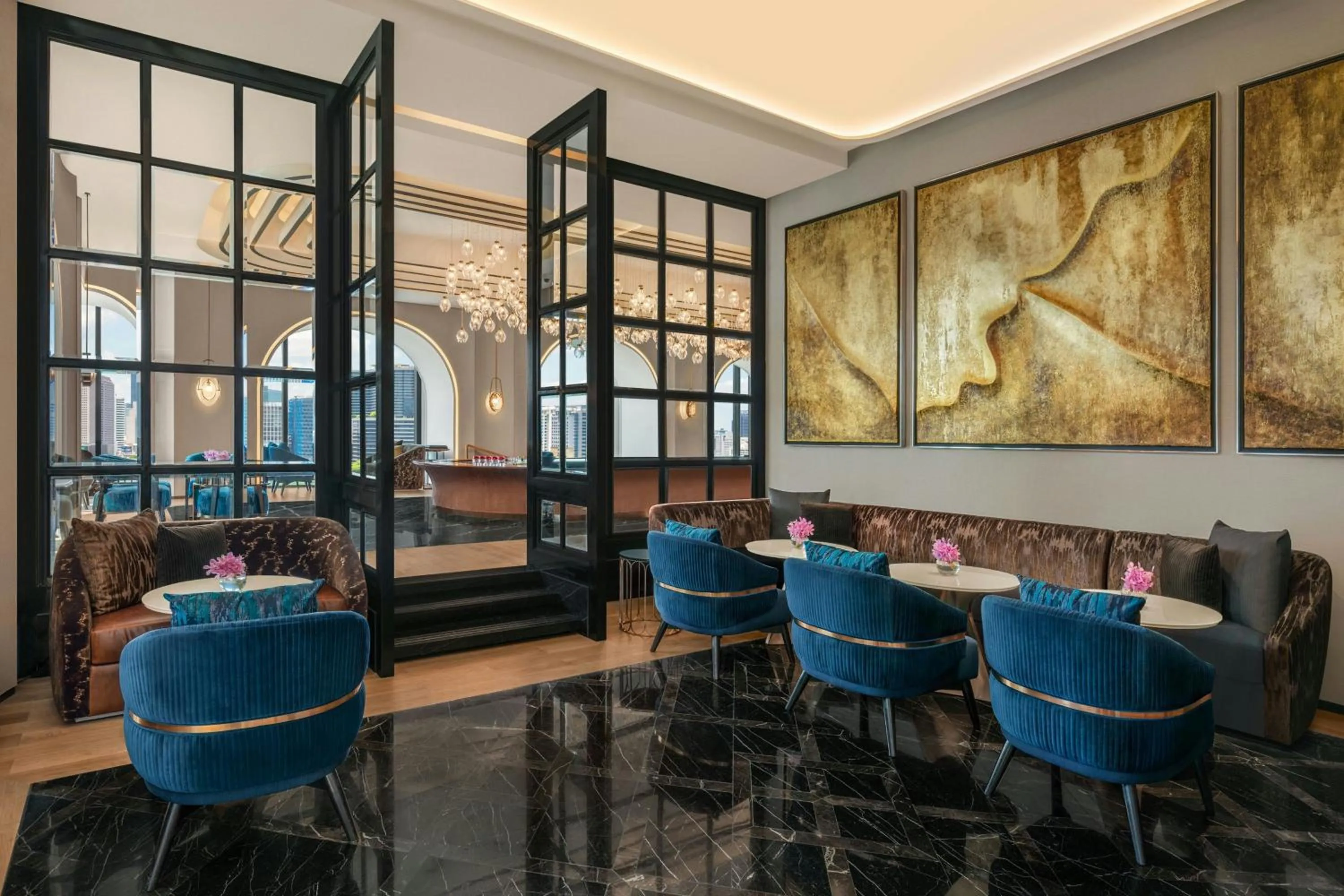 Lounge or bar in The Ritz-Carlton, Bangkok