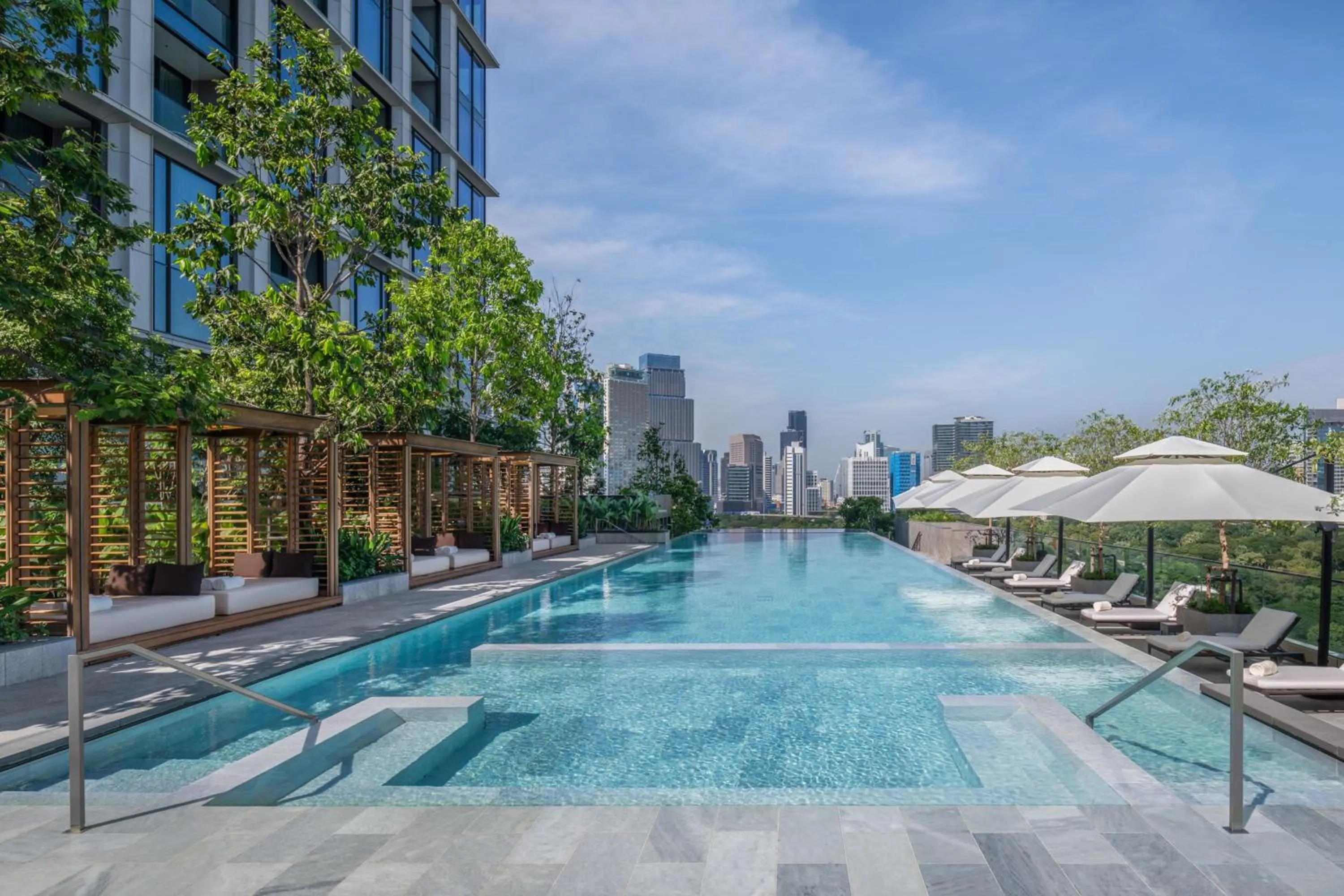 Swimming pool in The Ritz-Carlton, Bangkok