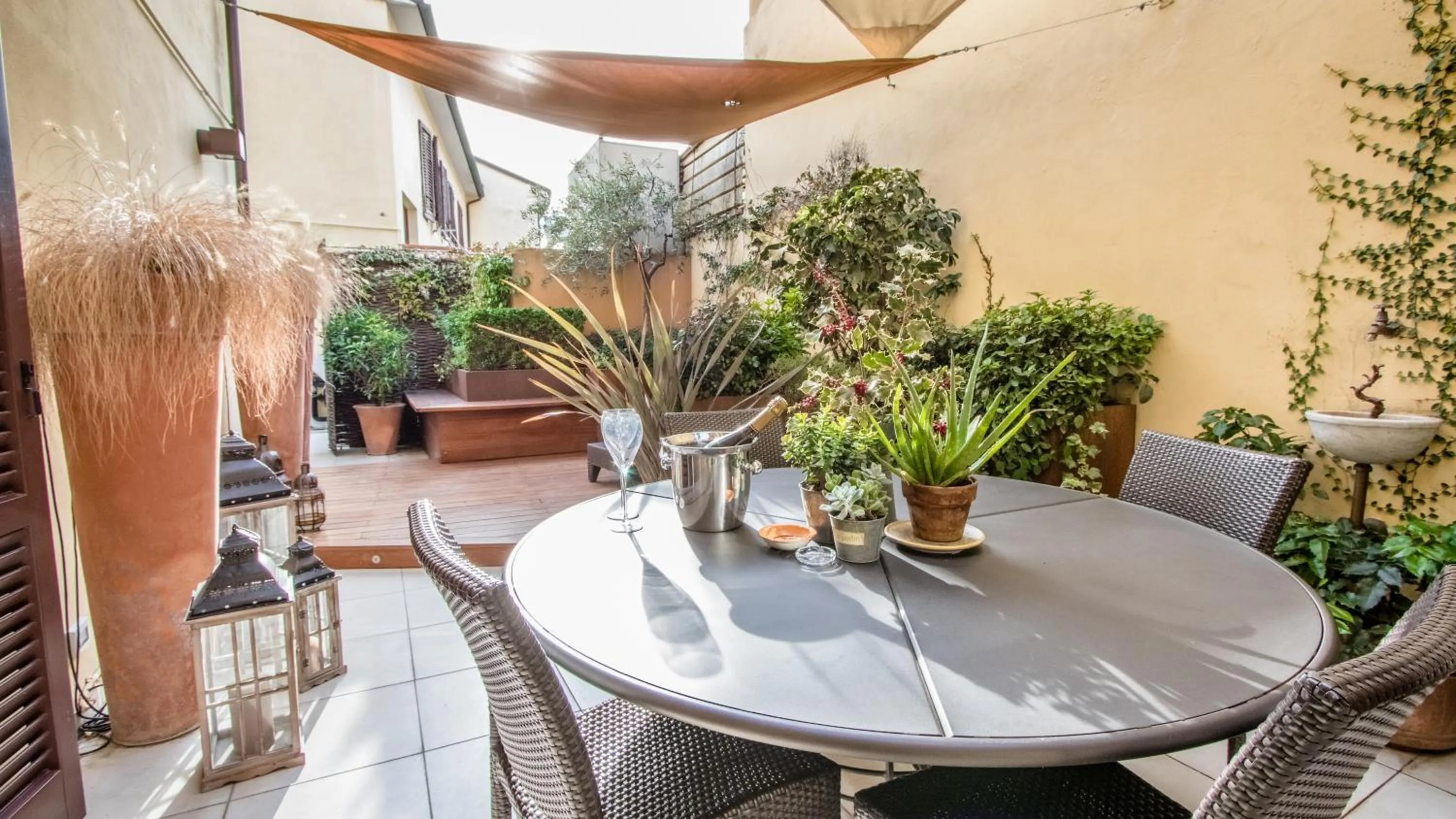 Patio in B&B Guerrazzi