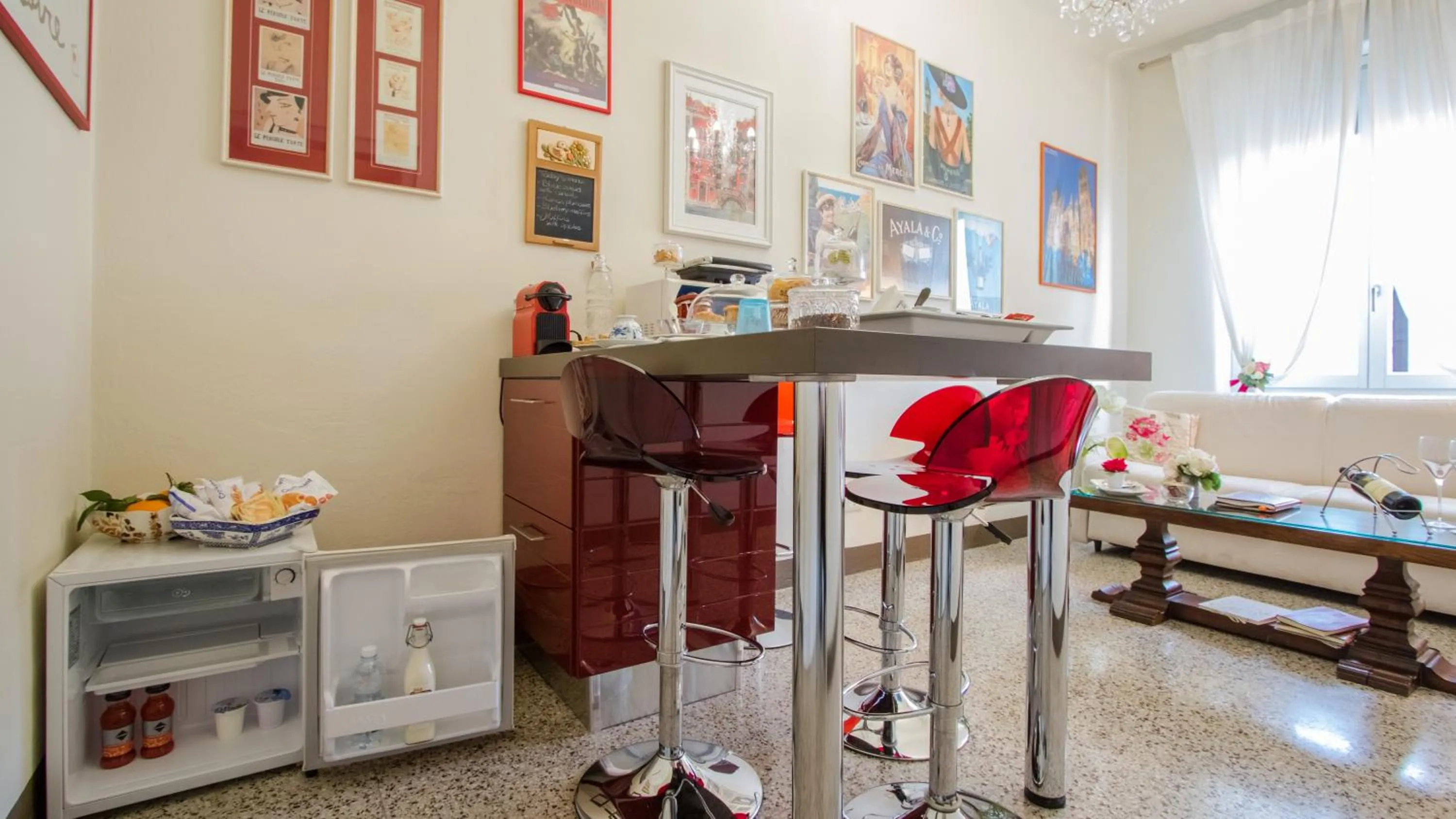 Living room in B&B Guerrazzi