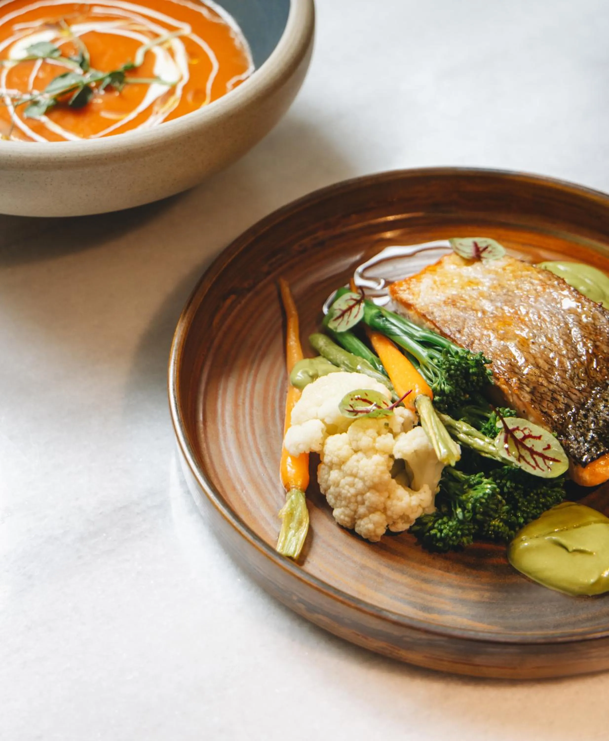 Food in The Level at Melia White House