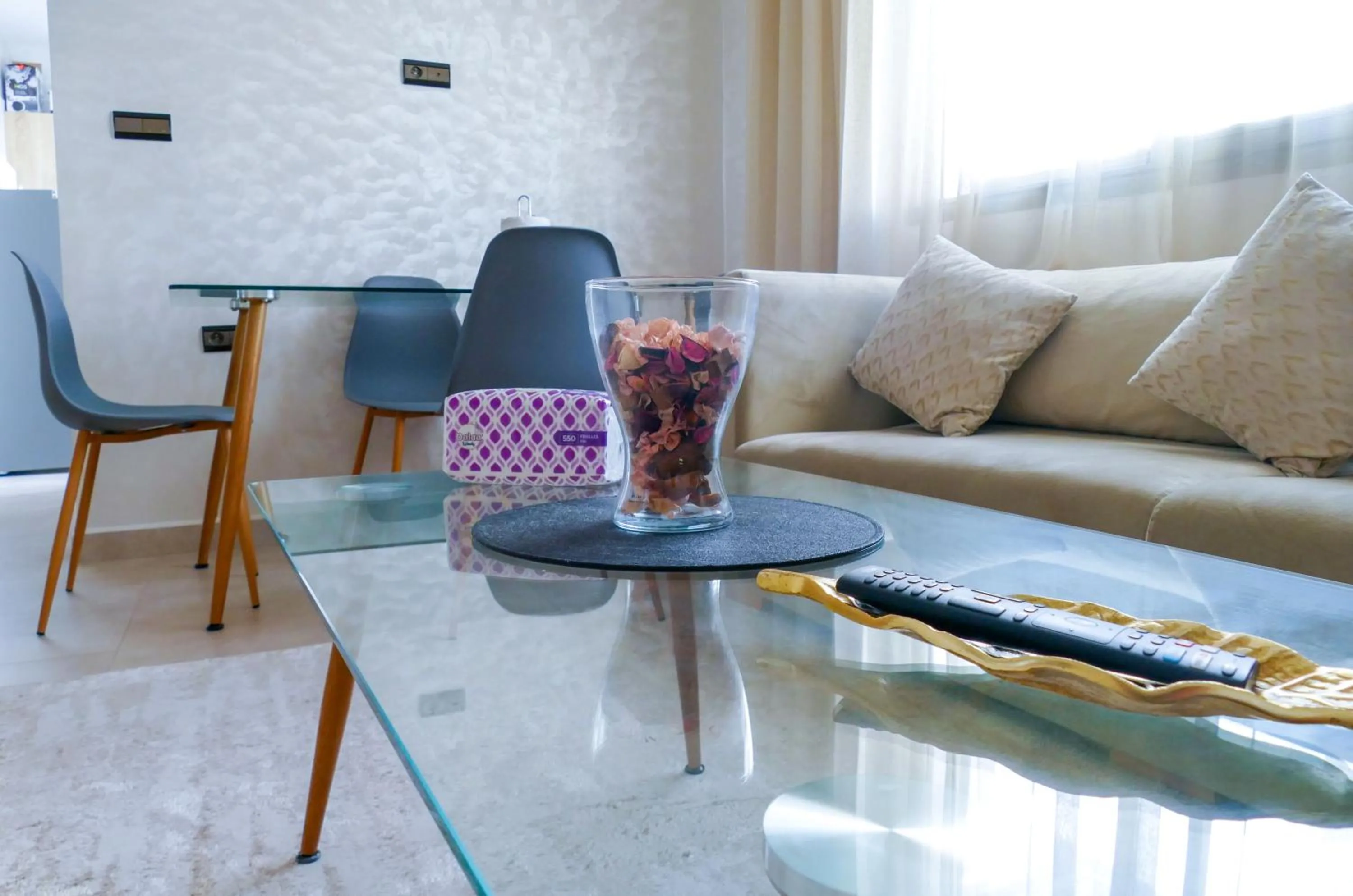 Living room in Appartement équipé Haut Standing à Hassan Rabat