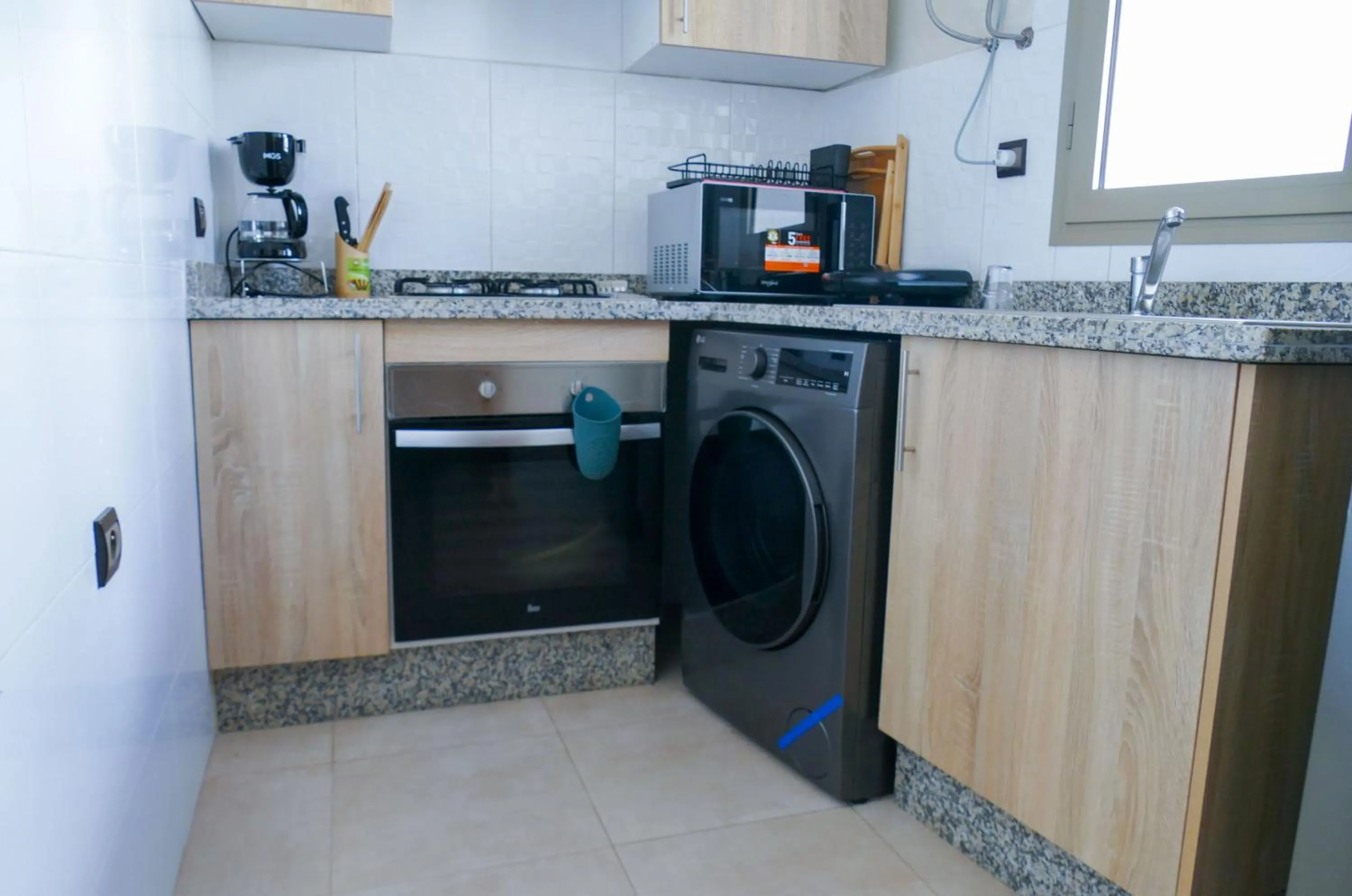 Coffee/tea facilities in Appartement équipé Haut Standing à Hassan Rabat