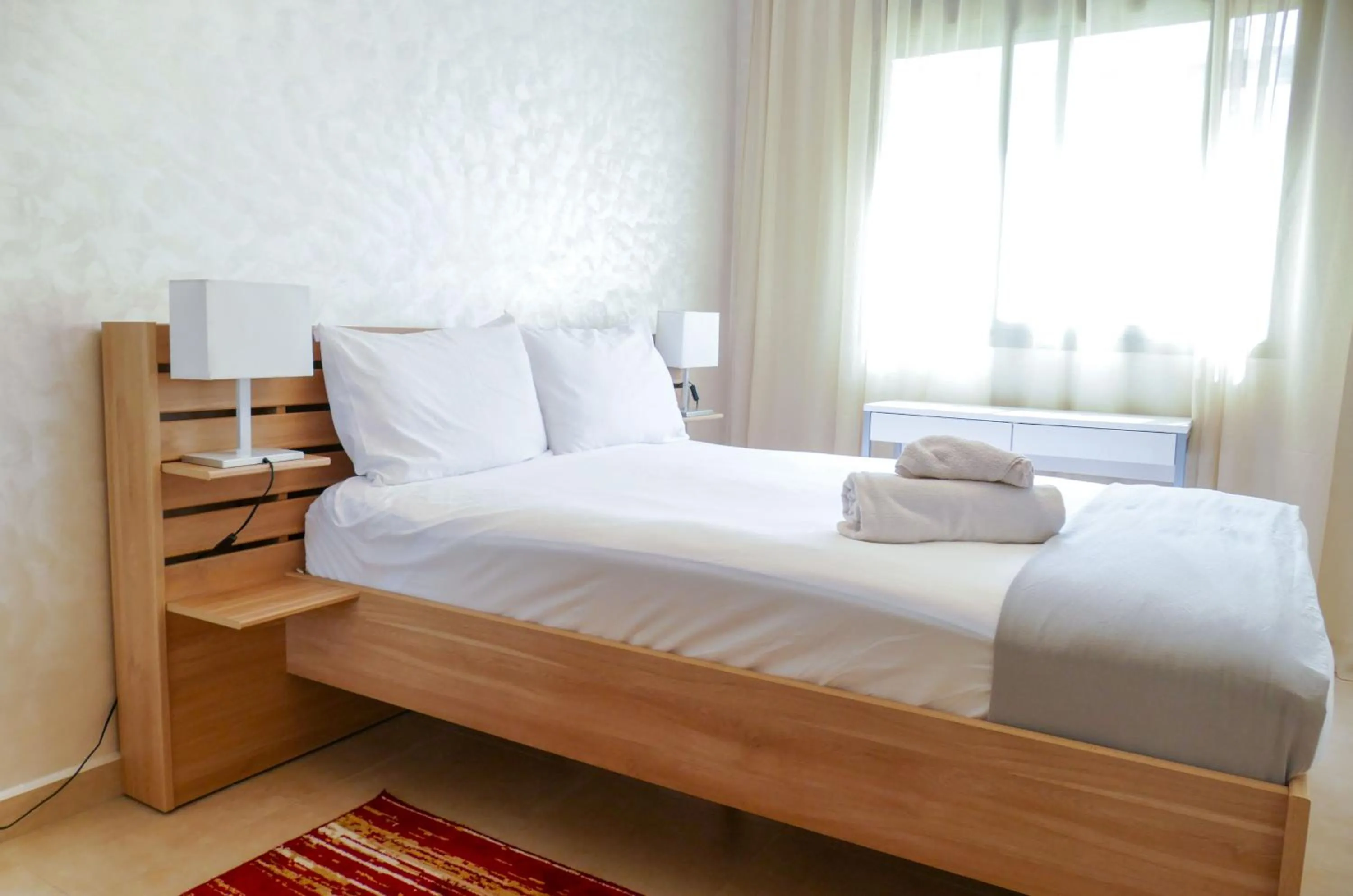Bed in Appartement équipé Haut Standing à Hassan Rabat