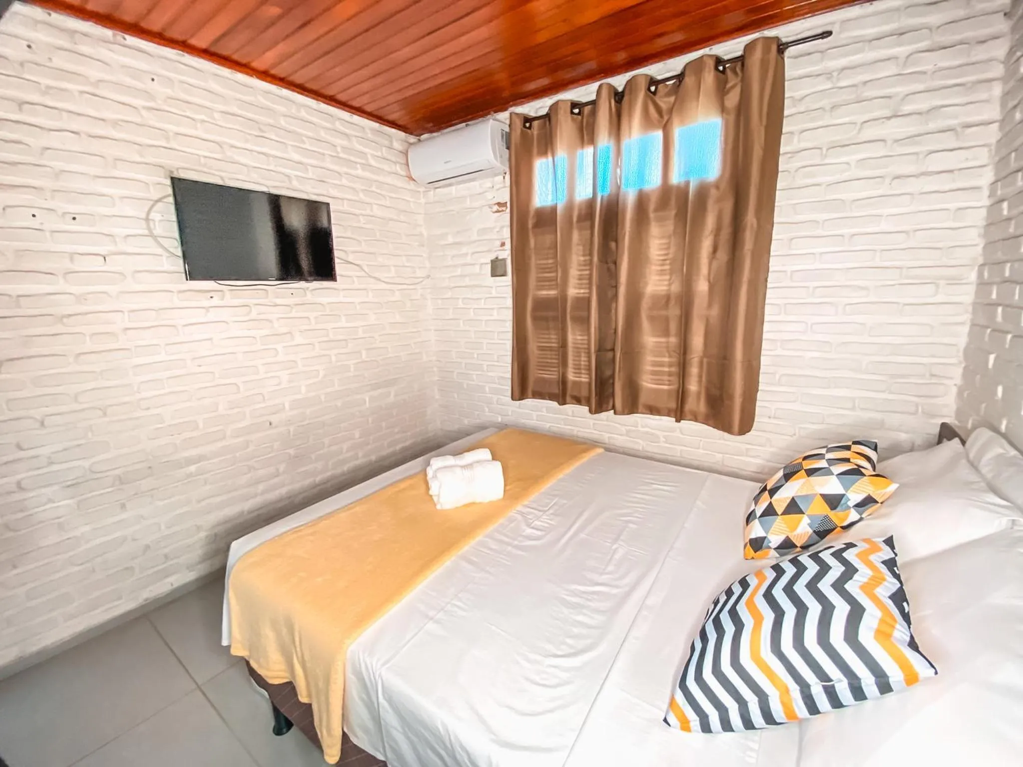 Bed in Hotel Sunshine Centro Cumbuco