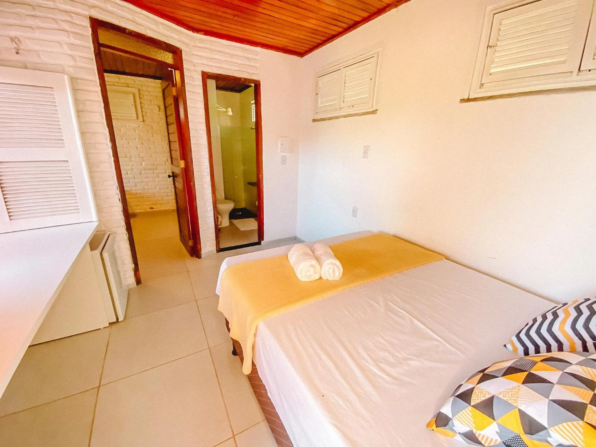 Bed in Hotel Sunshine Centro Cumbuco