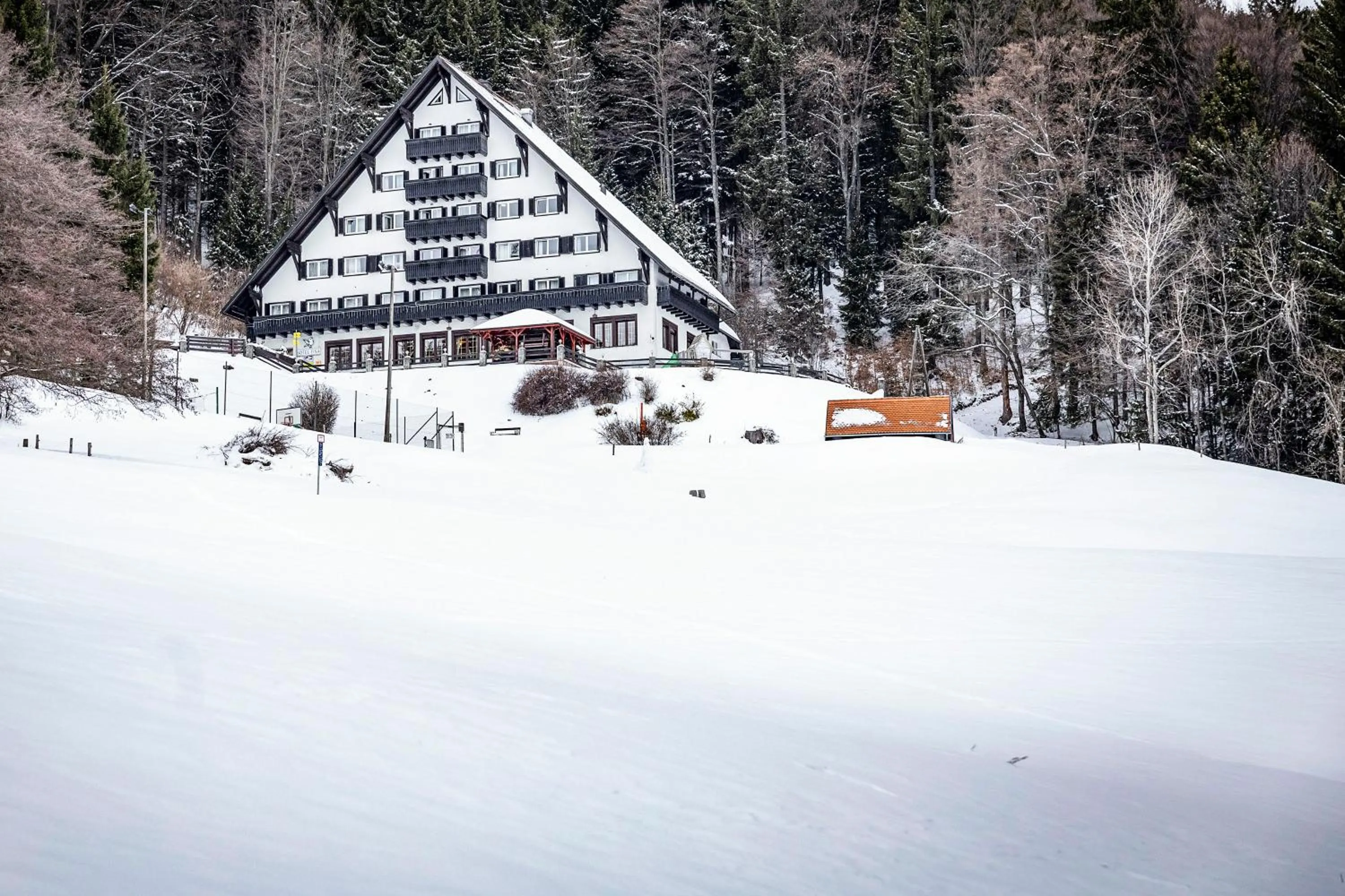 Property building in Hotel Tisa Pohorje