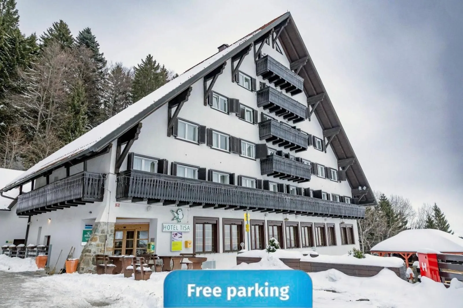 Property building in Hotel Tisa Pohorje