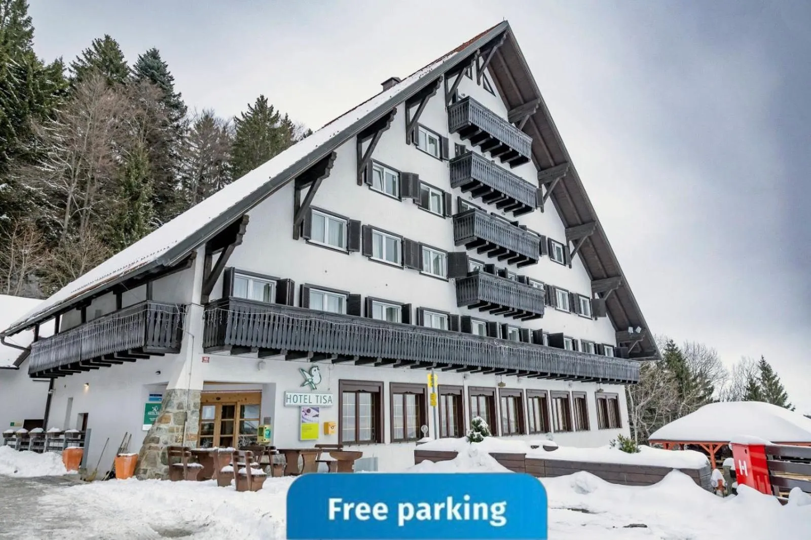 Property building in Hotel Tisa Pohorje