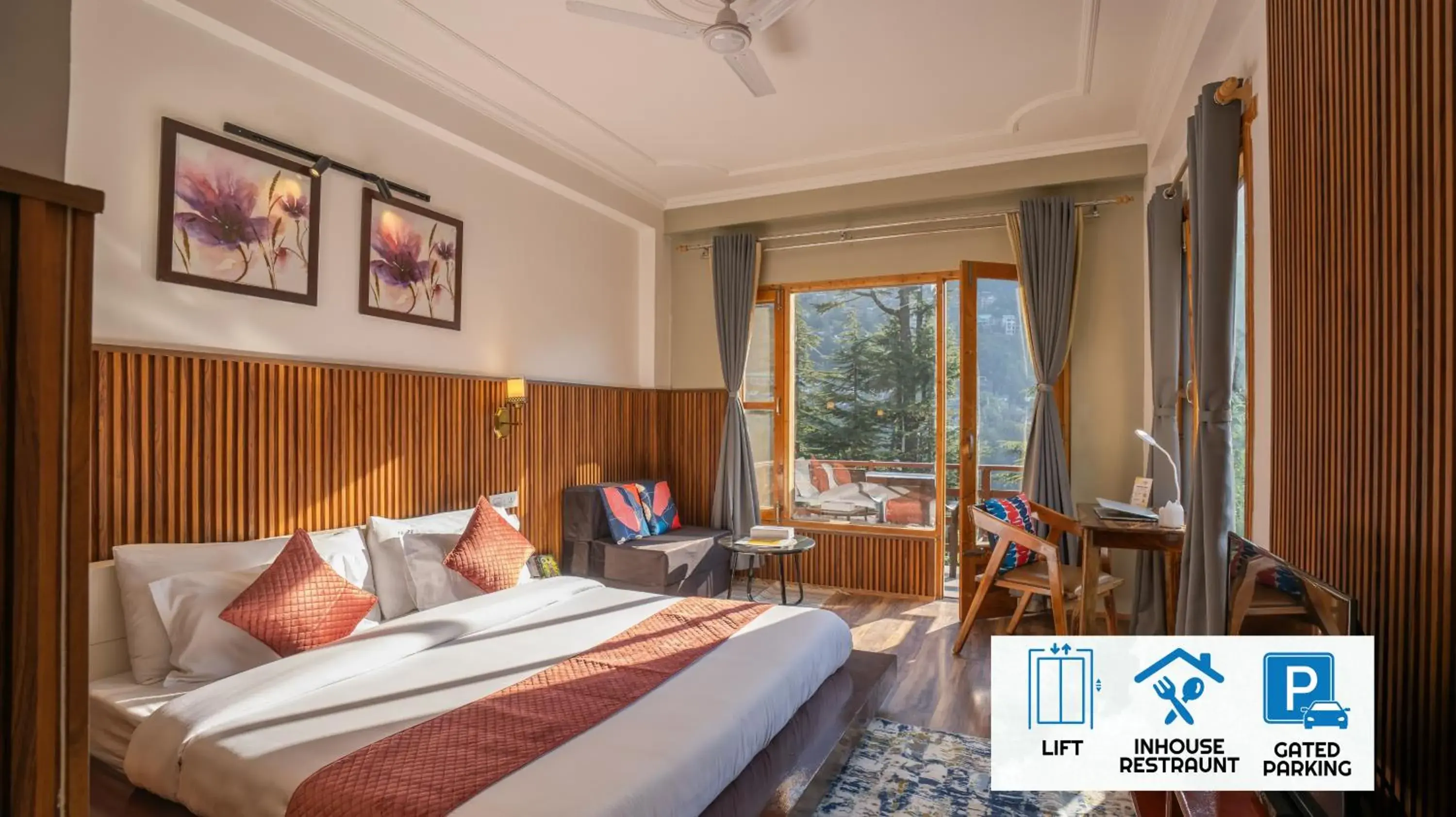 Bedroom, Bed in Alt Life Manali, Old Manali Bedroom, Bed in Alt Life Manali, Old Manali