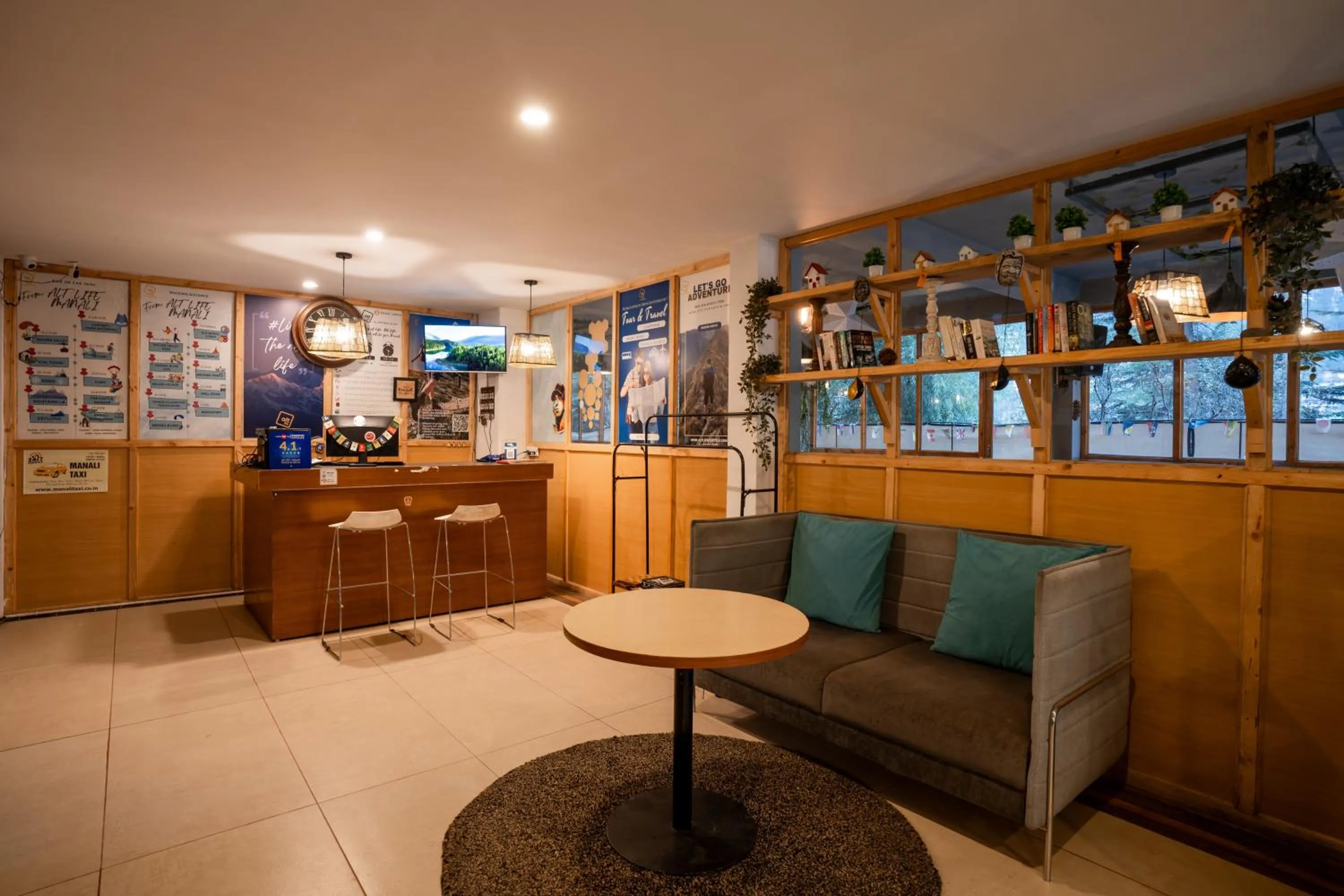 Seating area in Alt Life Manali, Old Manali