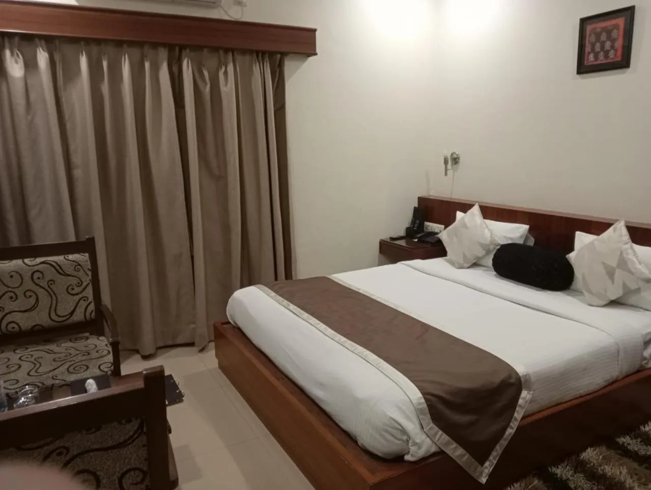 Bed in Hotel Baidyanath