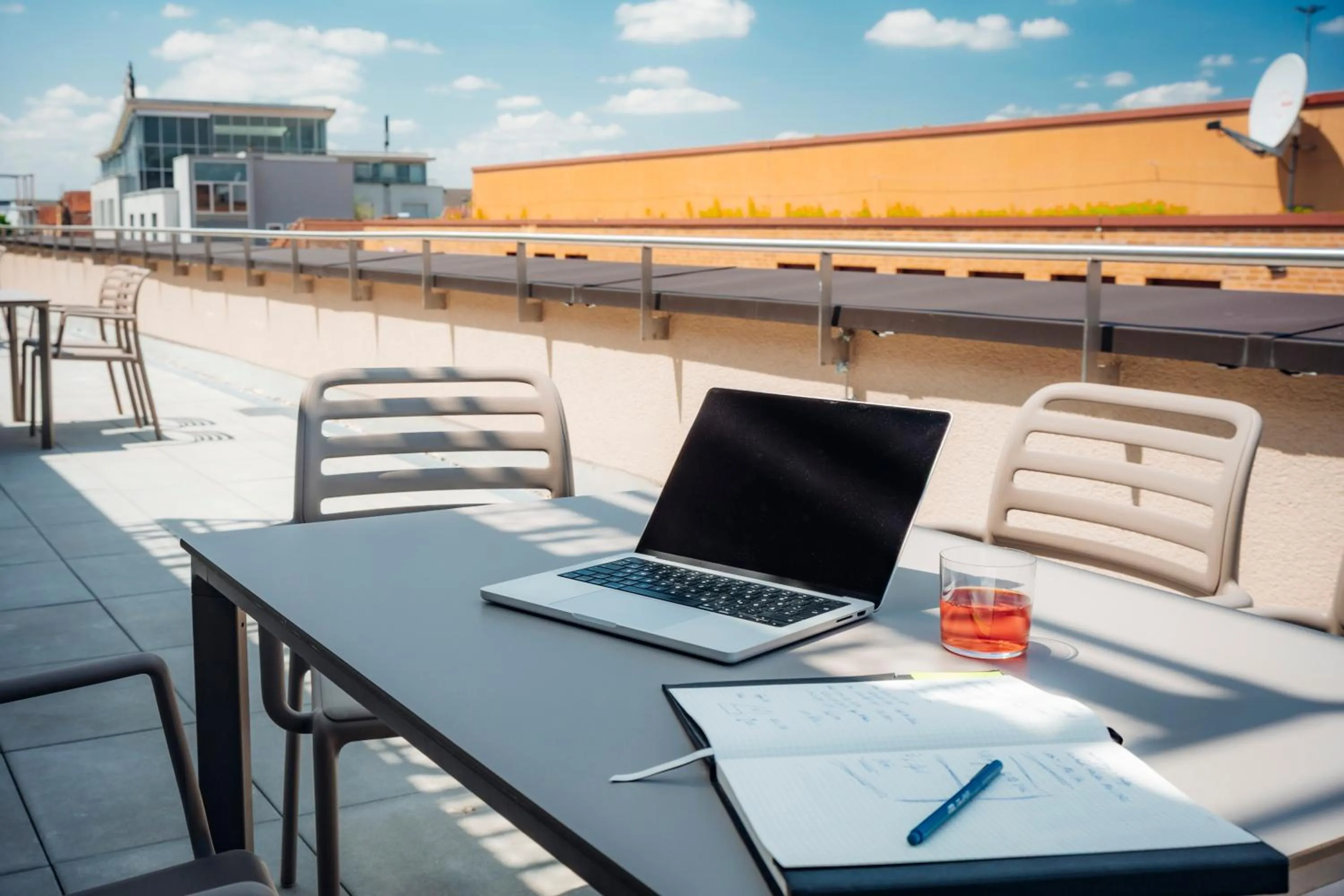 Balcony/Terrace in Brera Serviced Apartments Böblingen Sindelfingen