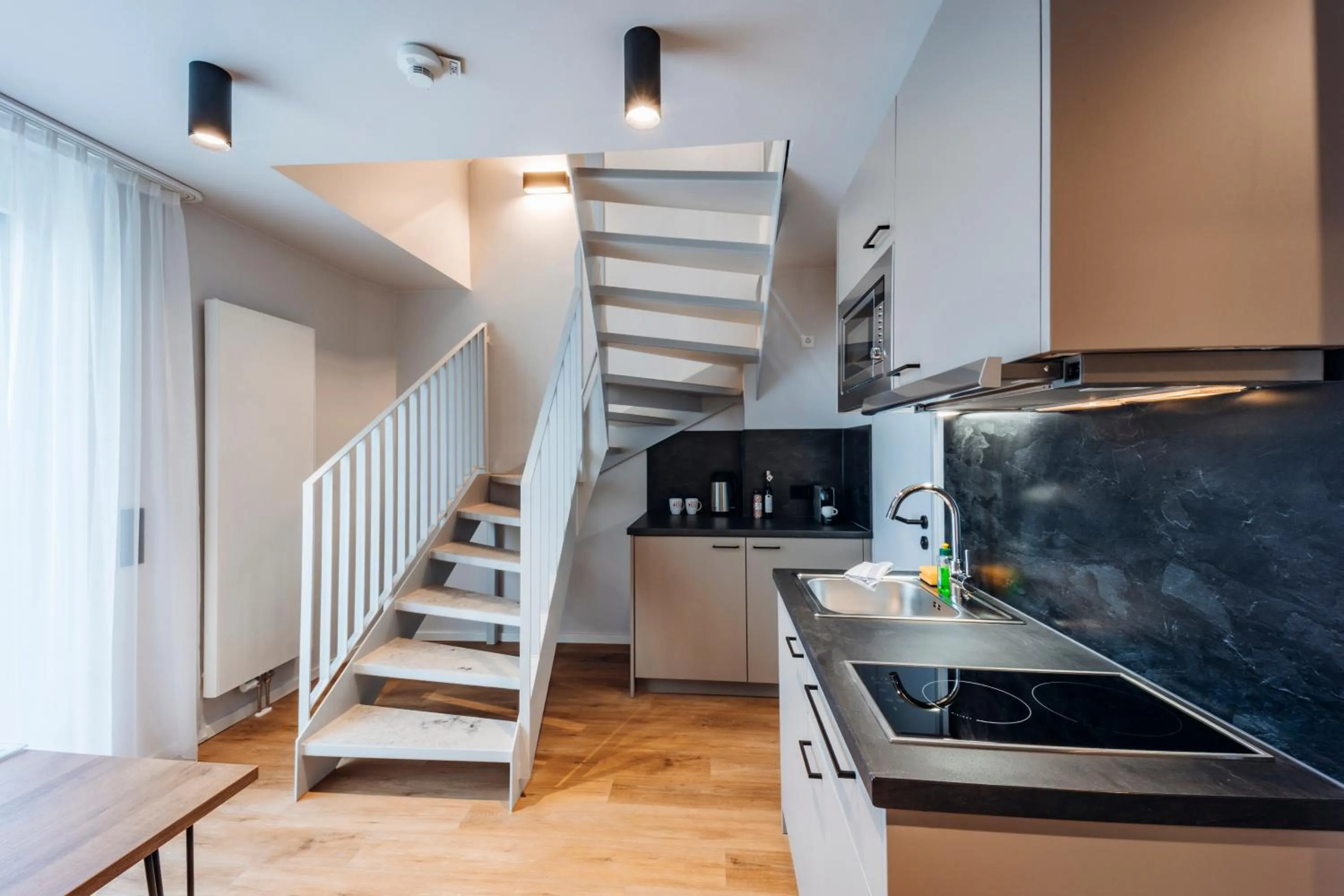 Kitchen or kitchenette in Brera Serviced Apartments Böblingen Sindelfingen