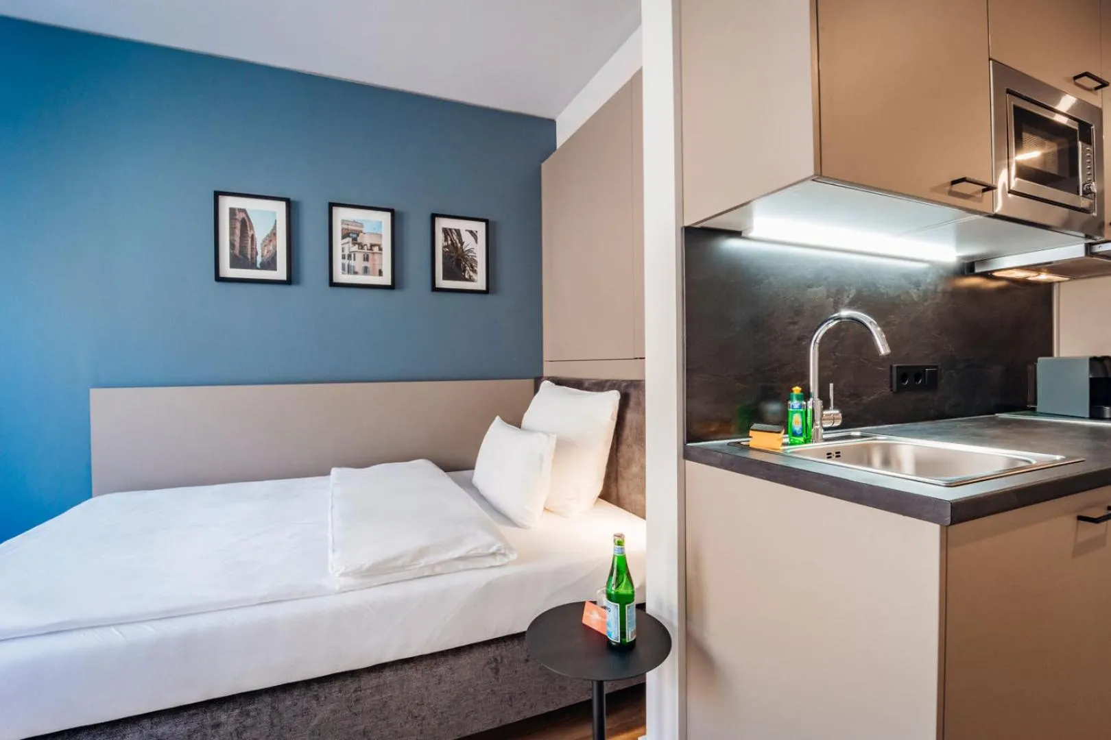 Bed in Brera Serviced Apartments Böblingen Sindelfingen