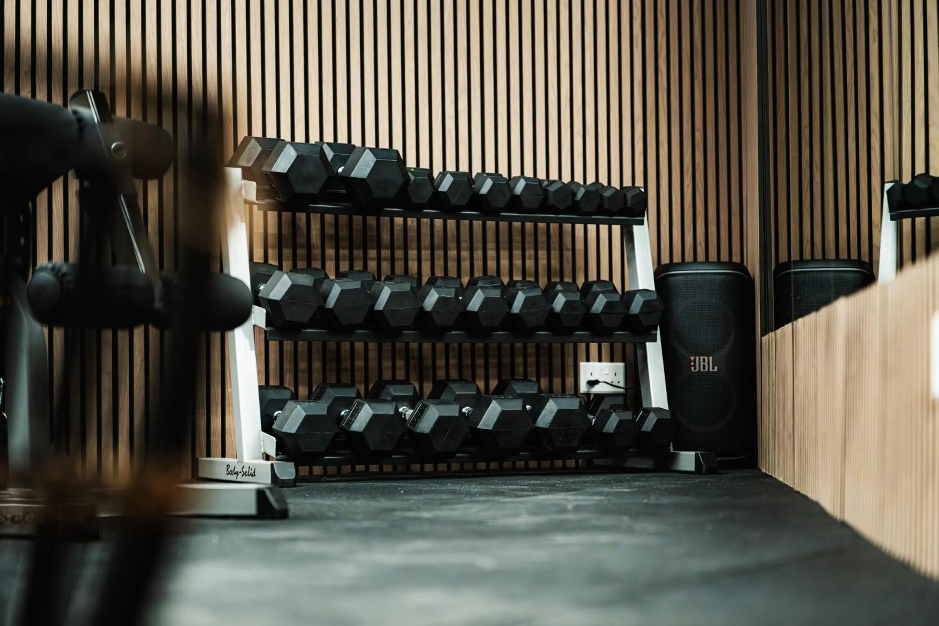 Fitness centre/facilities in Royale Sainte Hélène Boutique Hotel