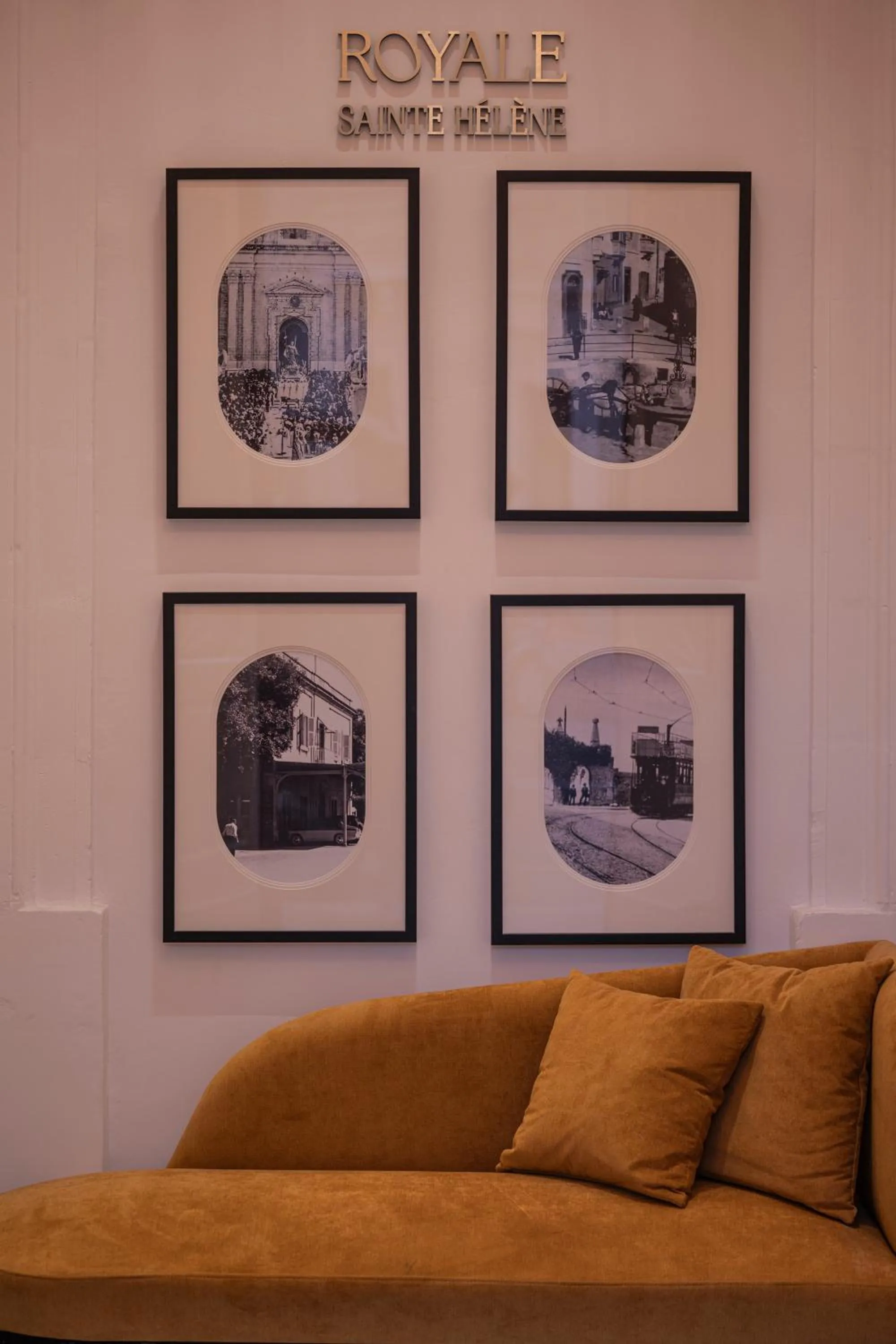 Decorative detail in Royale Sainte Hélène Boutique Hotel