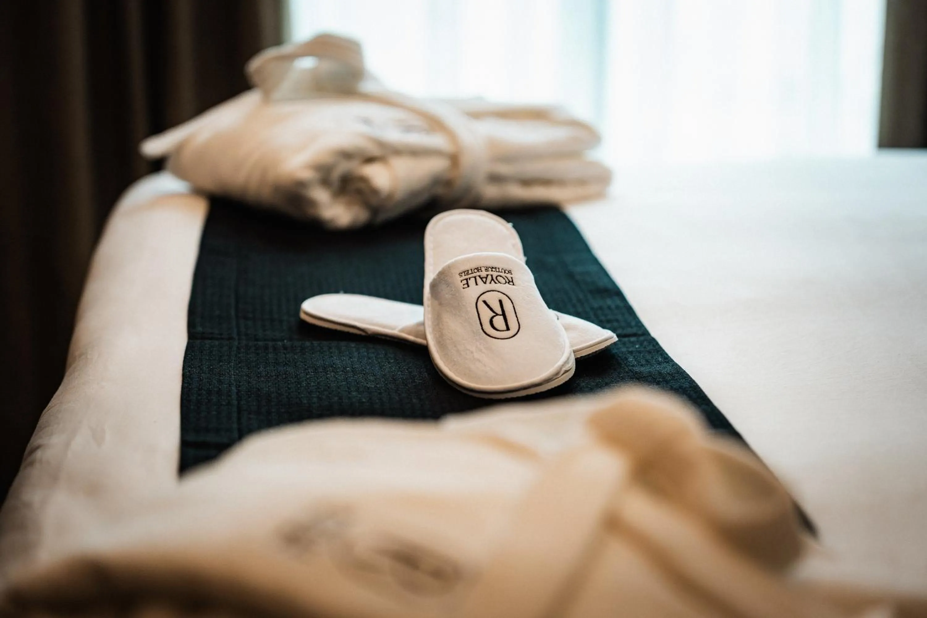 Bed in Royale Sainte Hélène Boutique Hotel