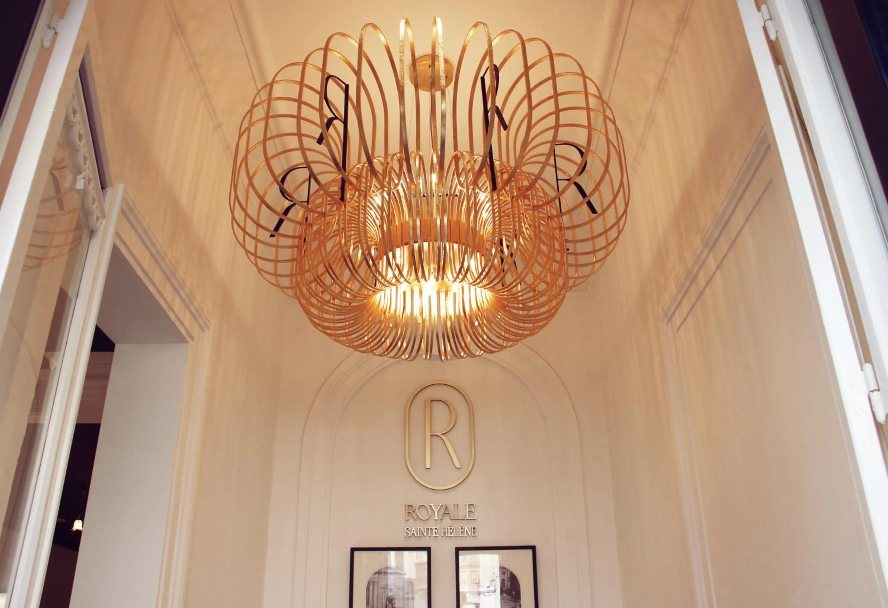 Decorative detail in Royale Sainte Hélène Boutique Hotel