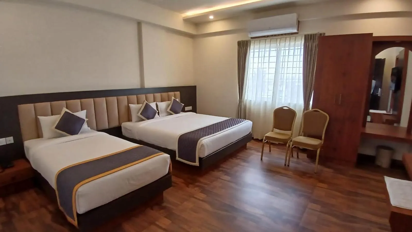 Bed in PPH Living Rajathagiri Palace Premium Rooms