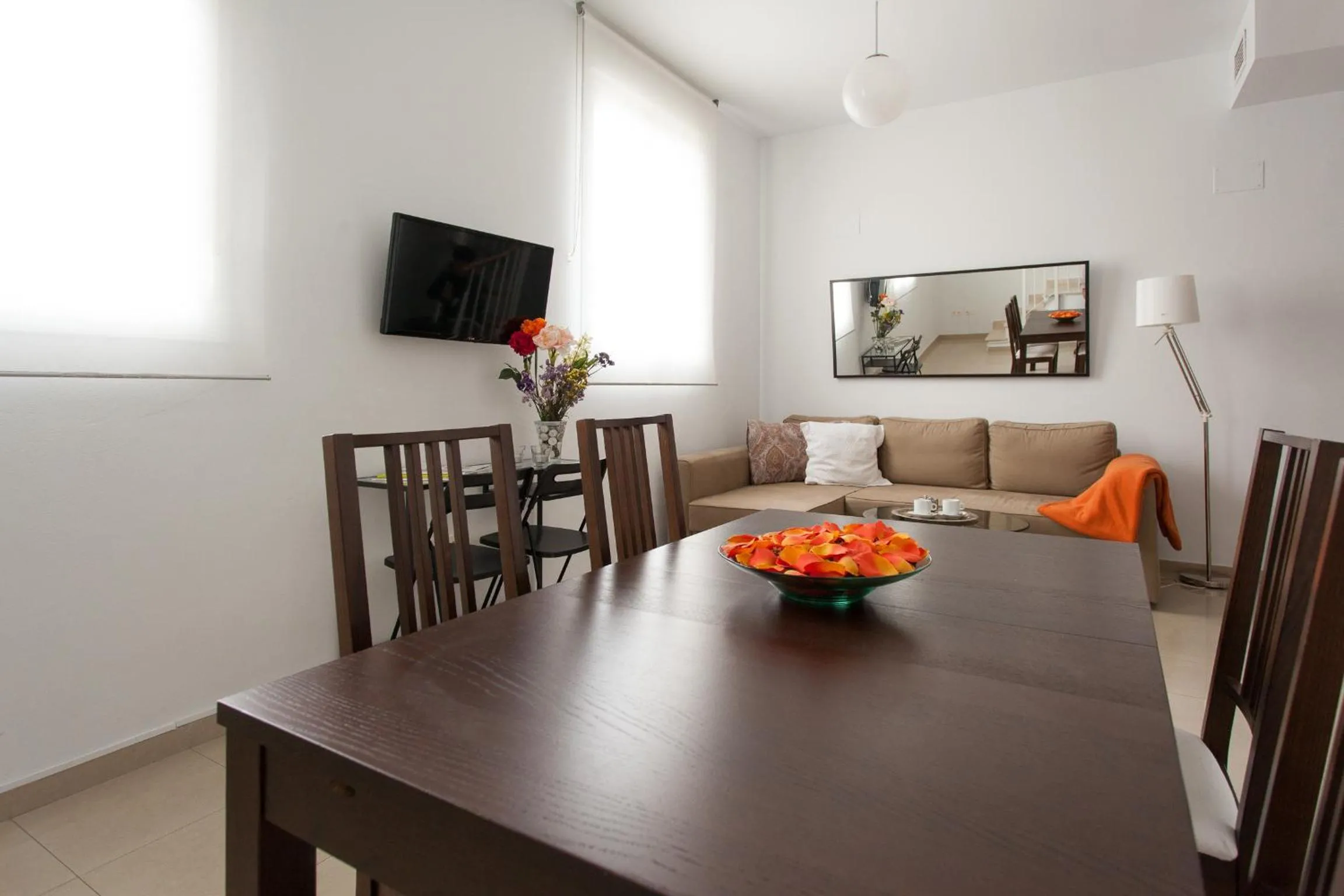 Living room in Apartamentos Diaber San Leandro