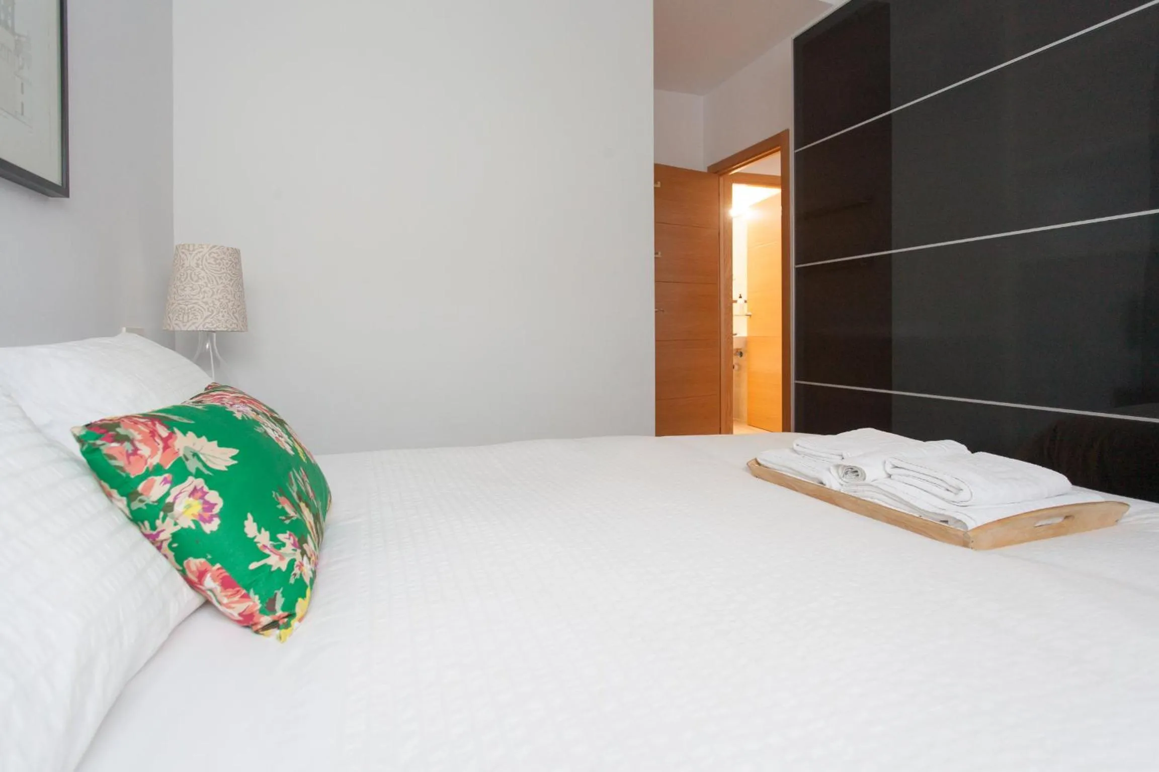 Bed in Apartamentos Diaber San Leandro