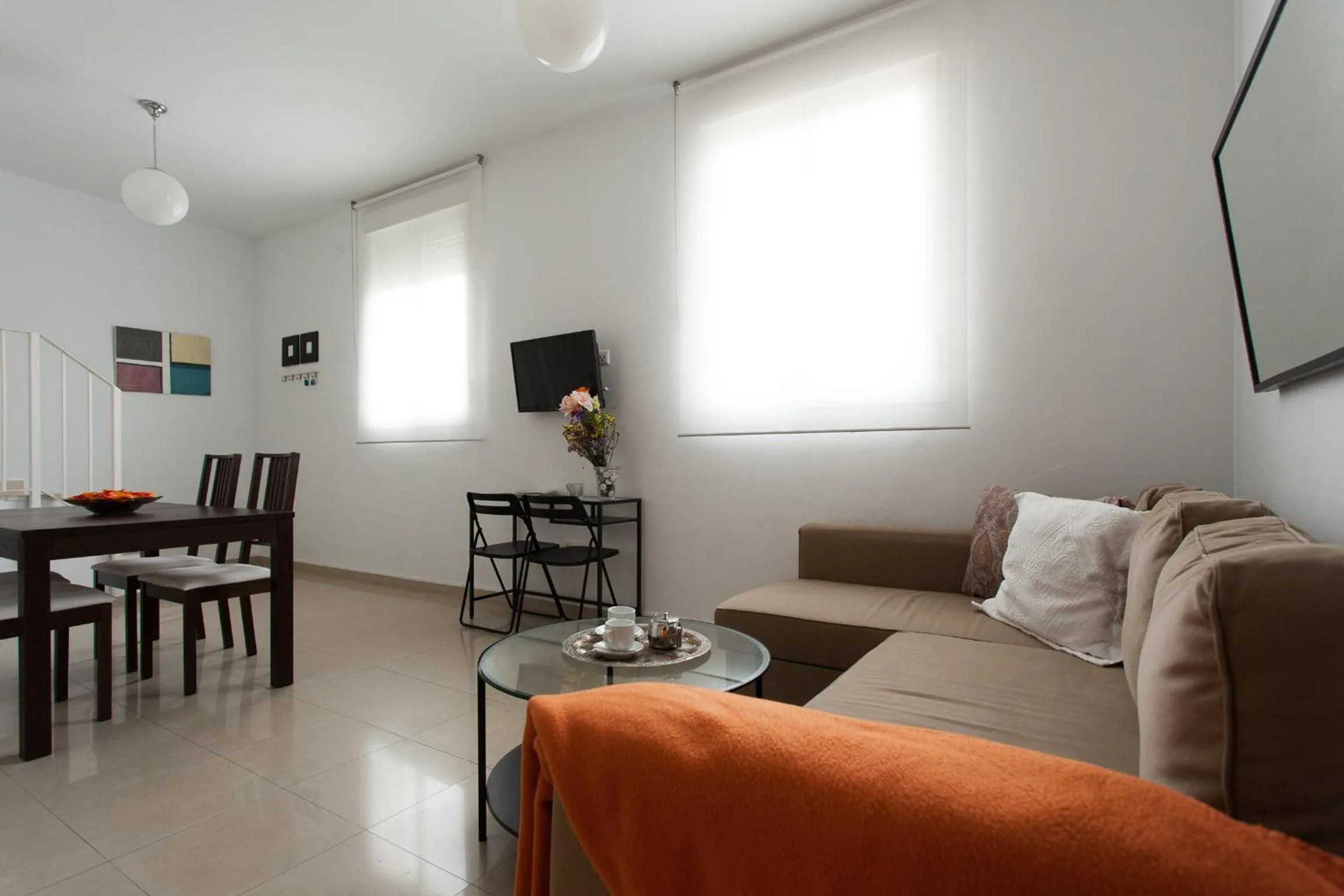 Living room in Apartamentos Diaber San Leandro