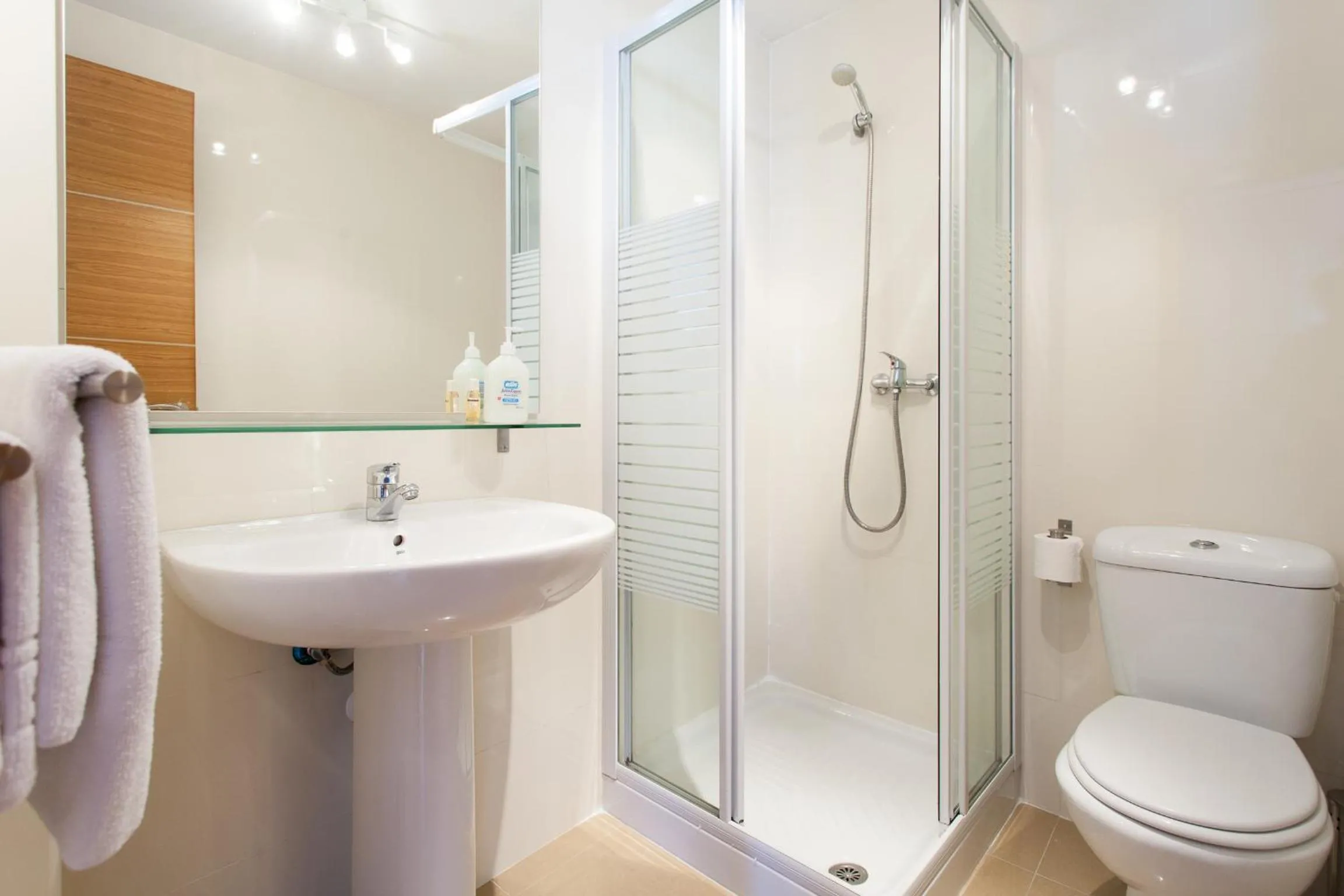 Bathroom in Apartamentos Diaber San Leandro