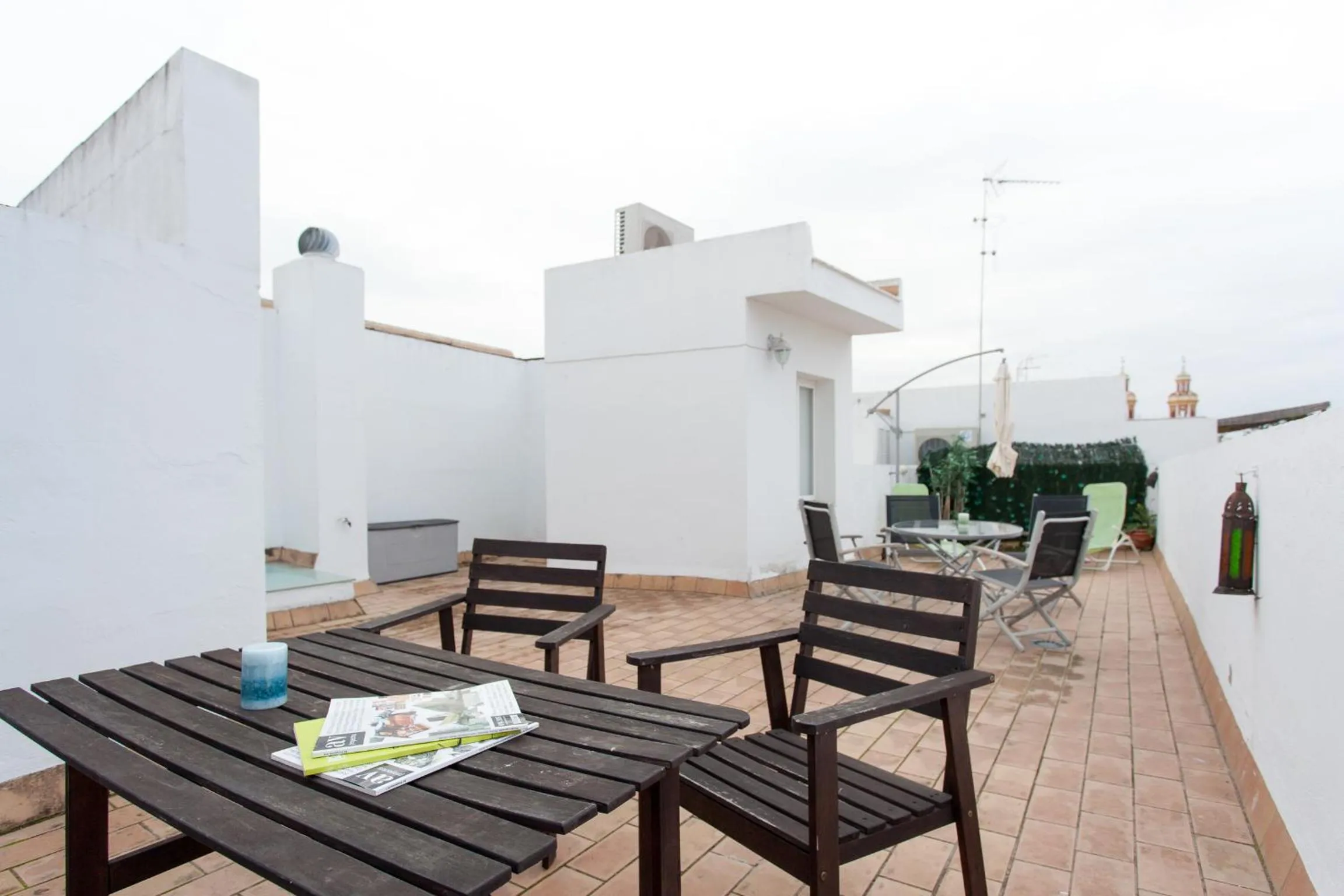Balcony/Terrace in Apartamentos Diaber San Leandro