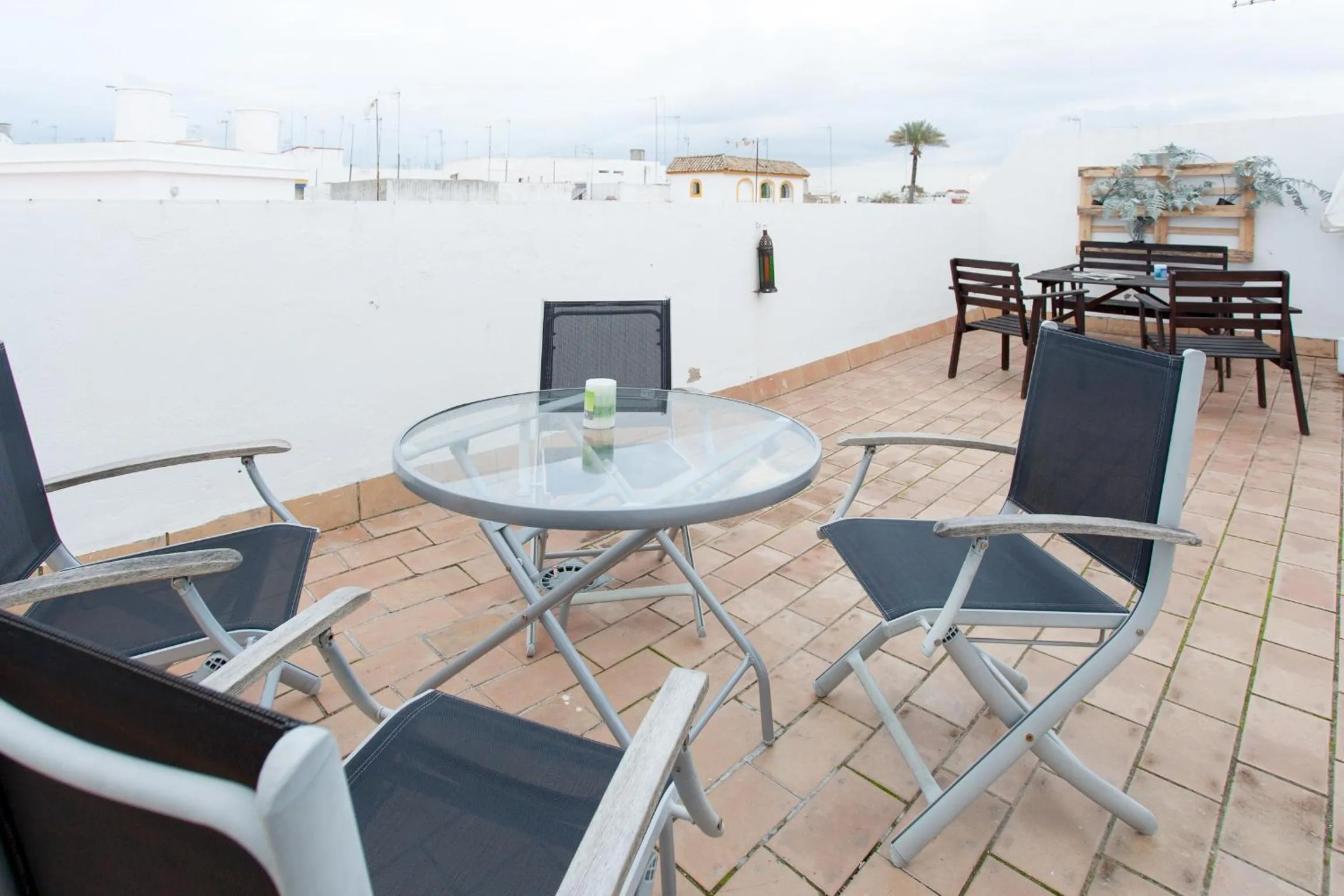 Balcony/Terrace in Apartamentos Diaber San Leandro