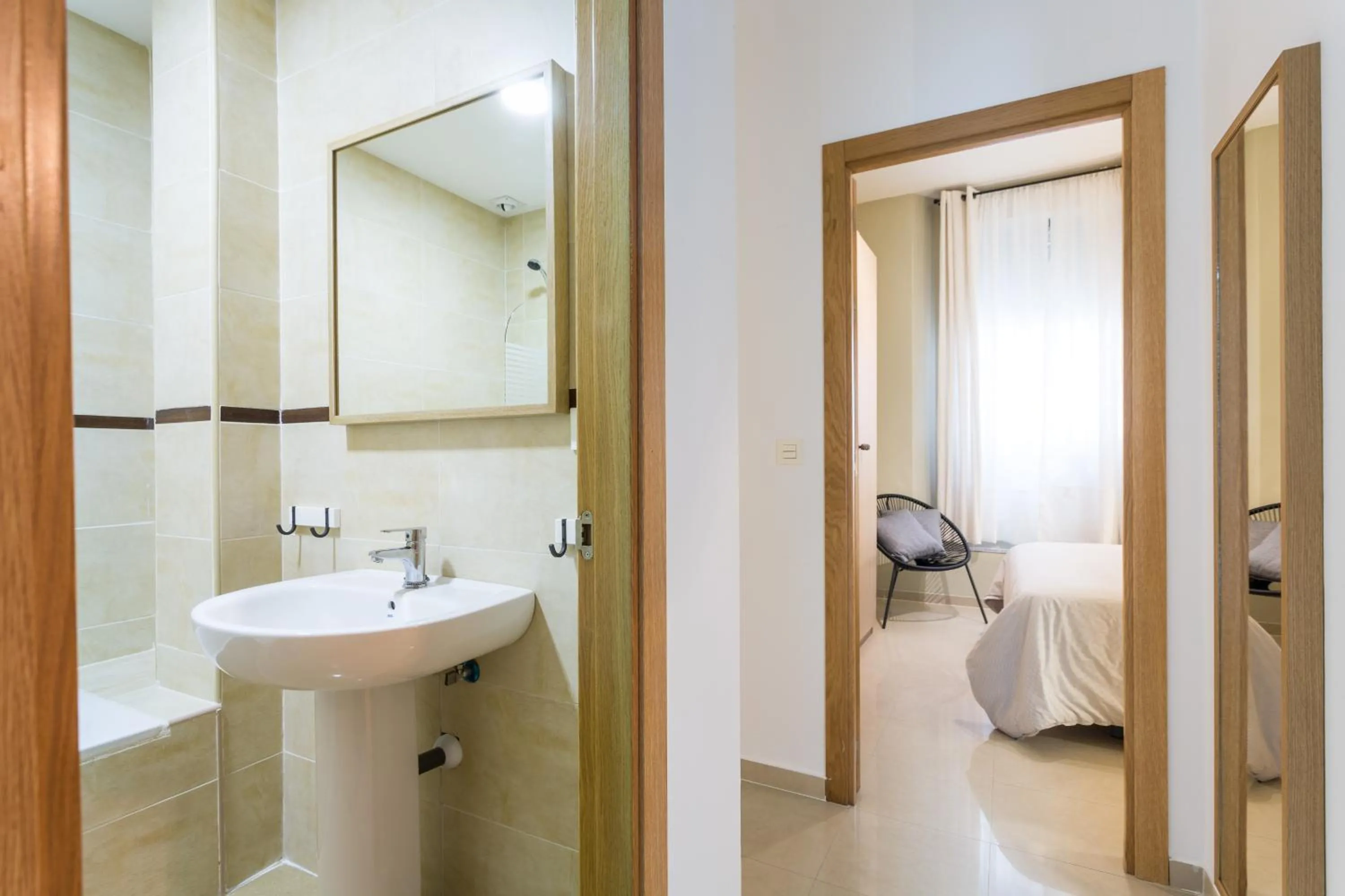 Photo of the whole room, Bed in Apartamentos Diaber San Leandro