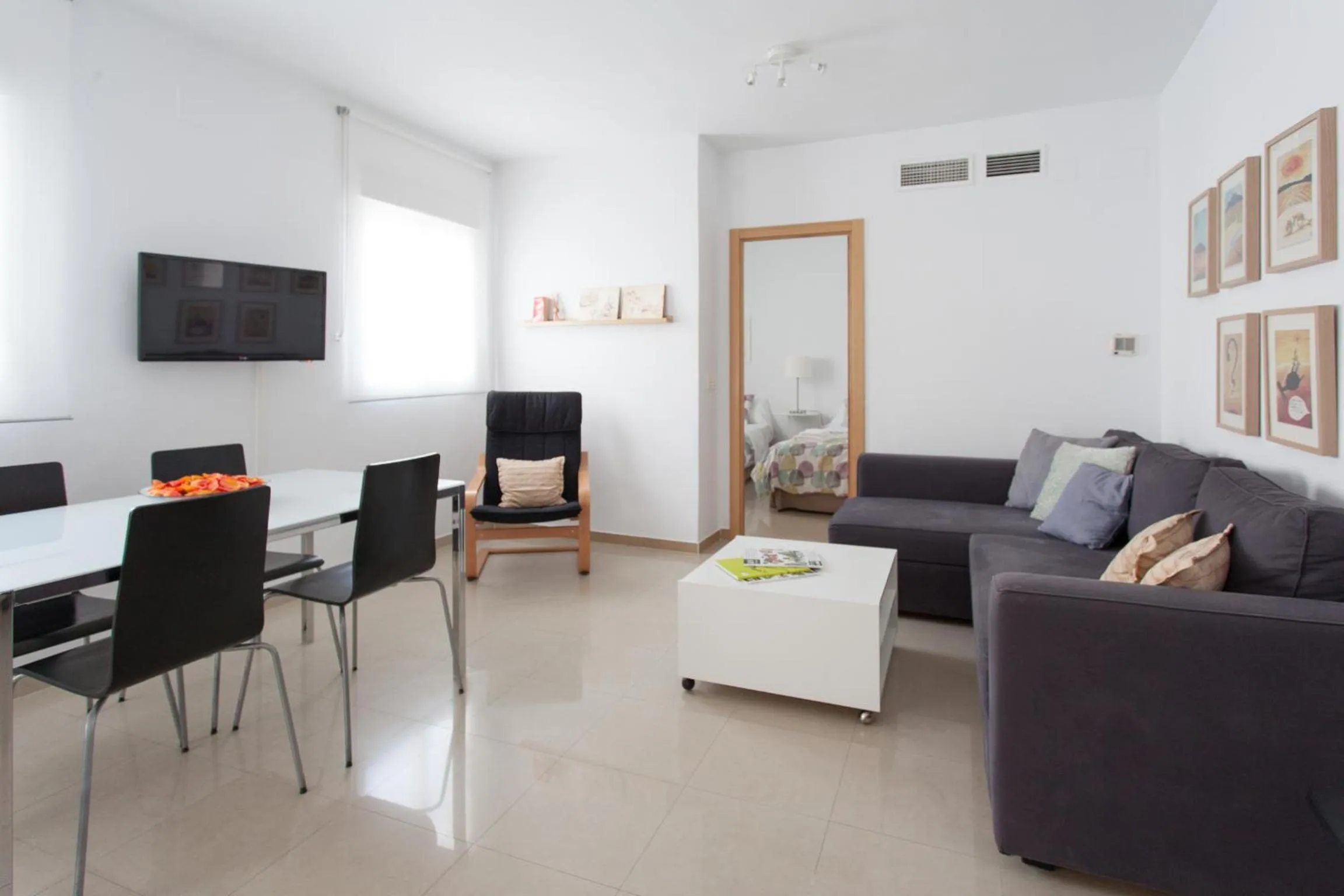 Living room in Apartamentos Diaber San Leandro