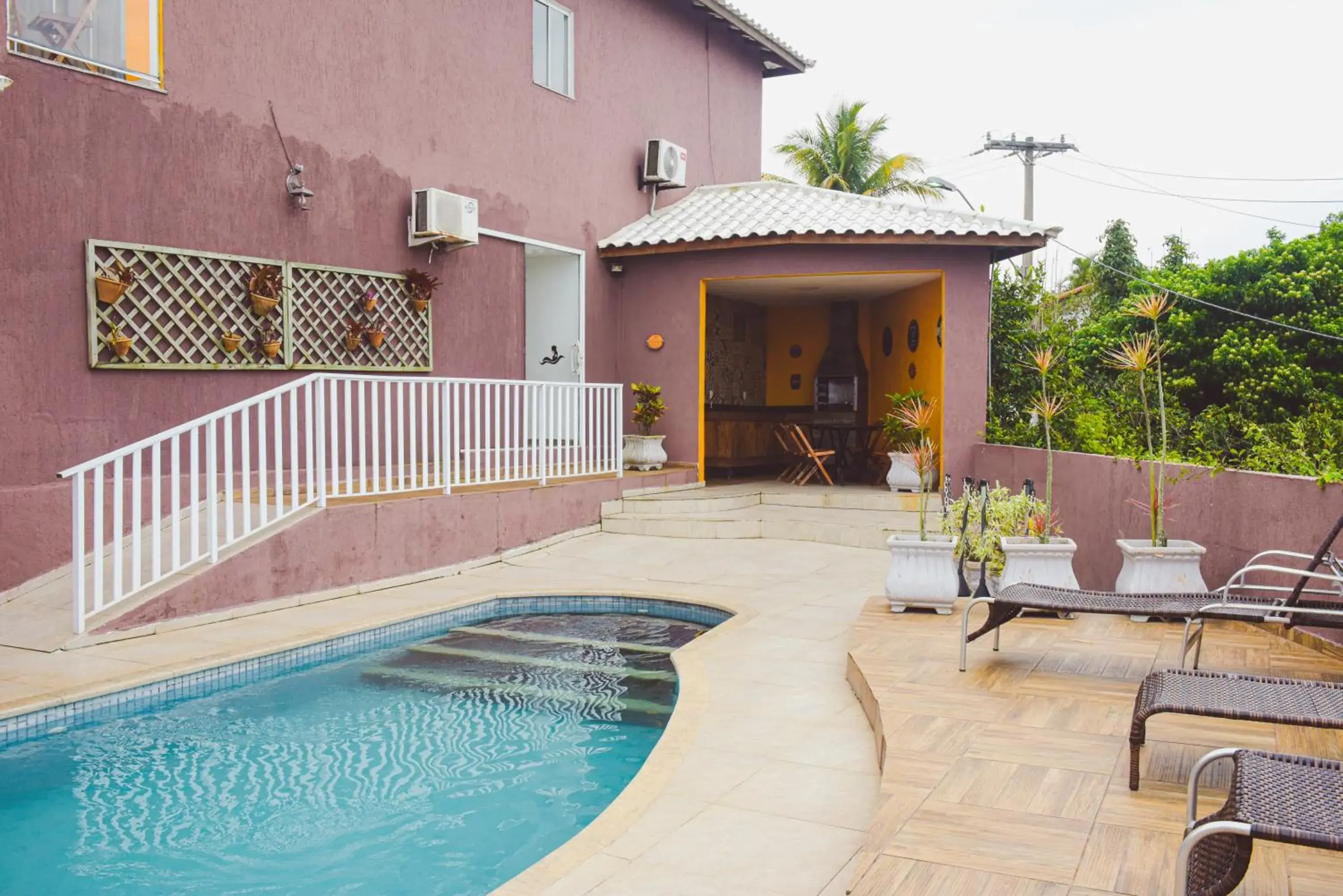 Pool view in Pousada Xerxes Pool view in Pousada Xerxes