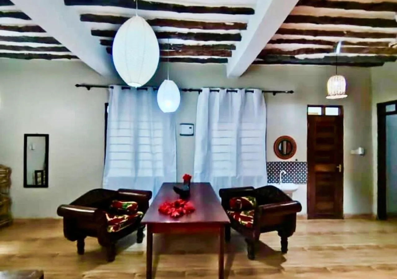 Living room in The Tropinest bungalow