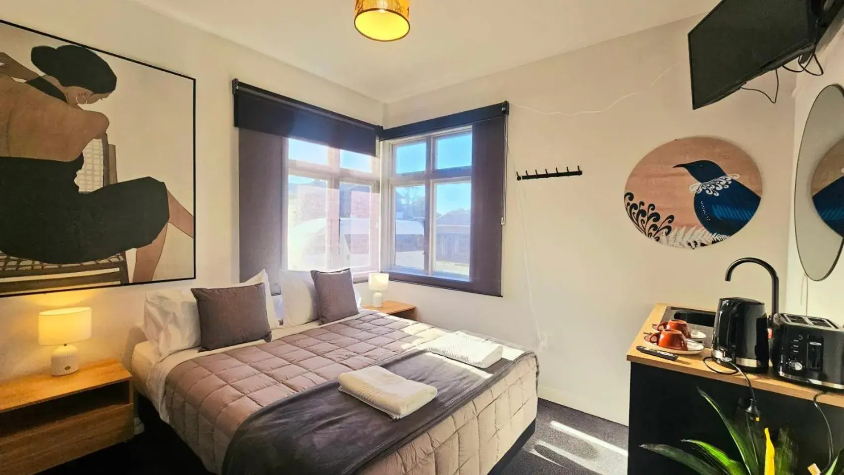 Bed in Wild Kea Lodge Franz Josef Bed in Wild Kea Lodge Franz Josef