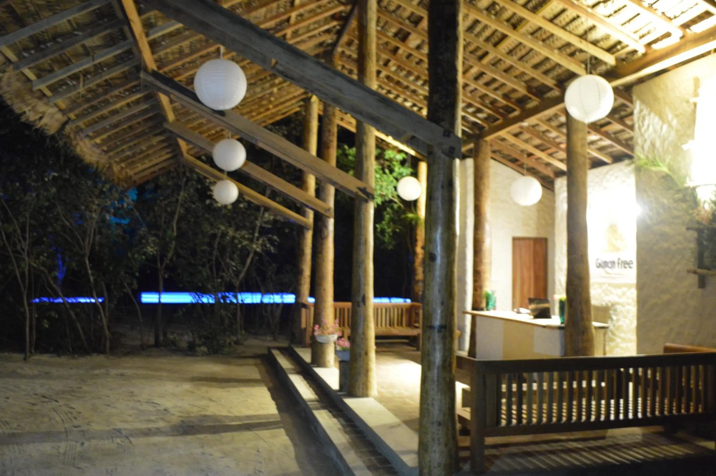 Facade/entrance in Giman Free Beach Resort Pasikuda