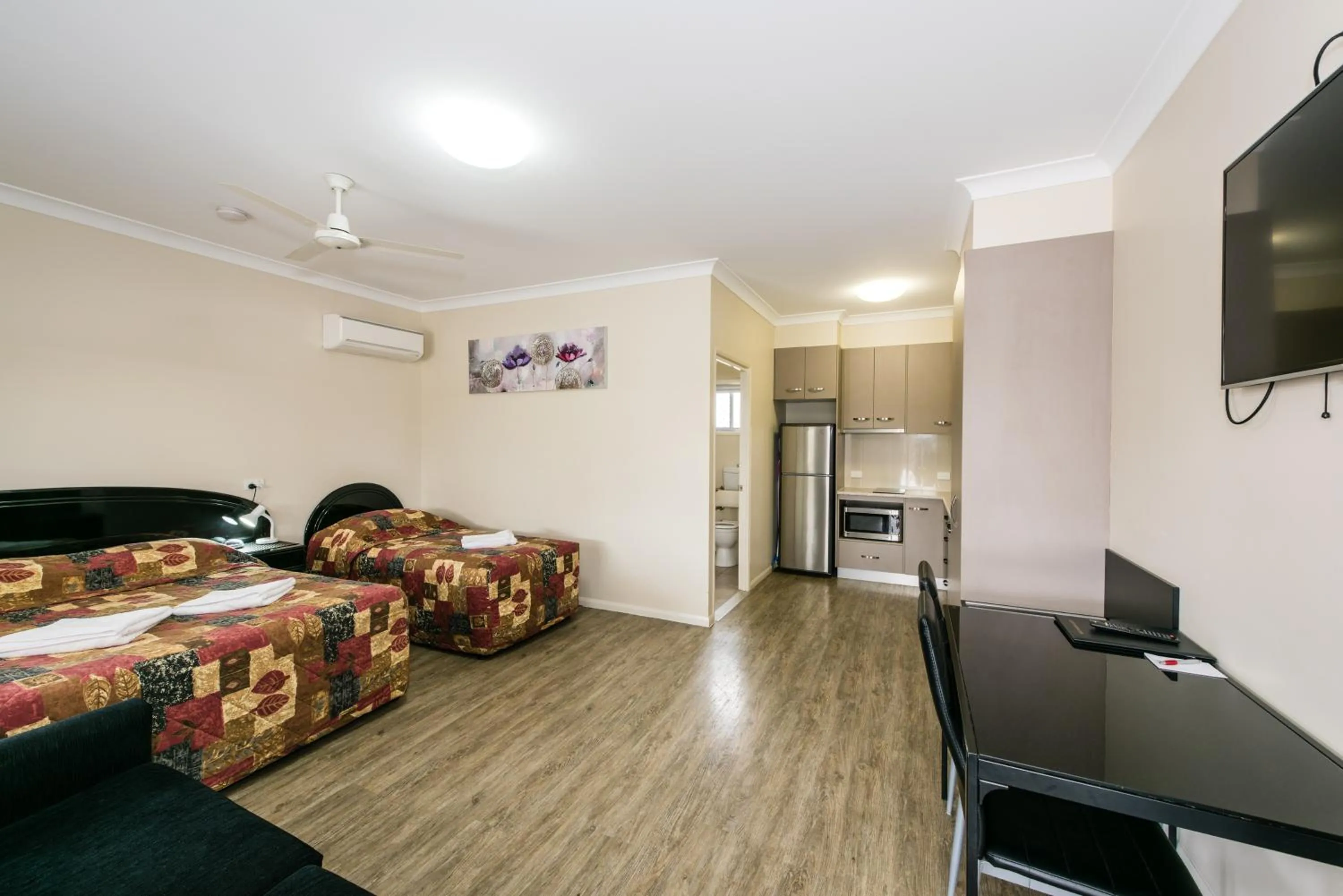 Bathroom, Bed in Athena Studio Units