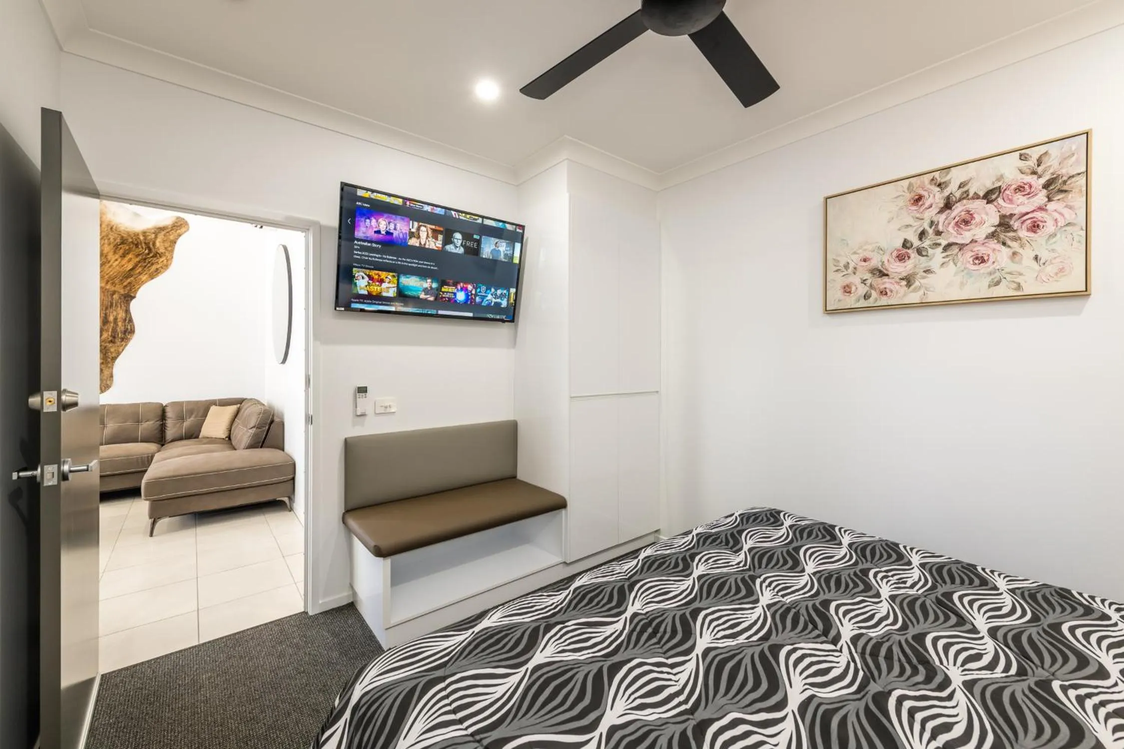 Bedroom, Bed in Athena Studio Units