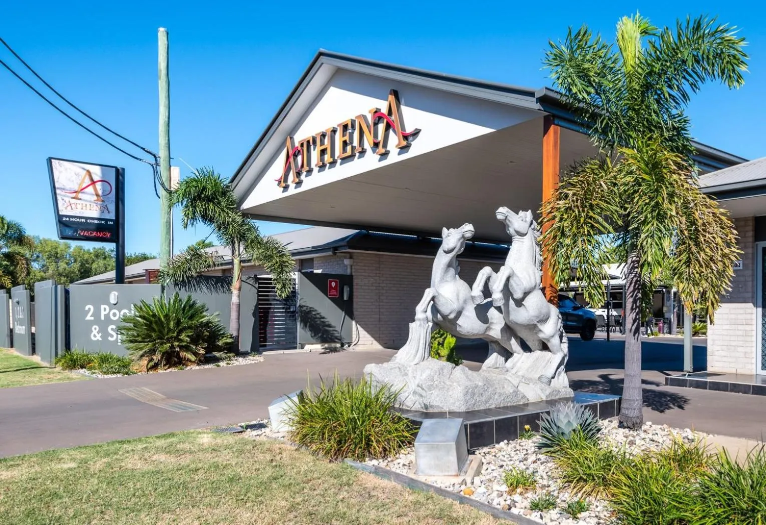 Facade/entrance in Athena Studio Units