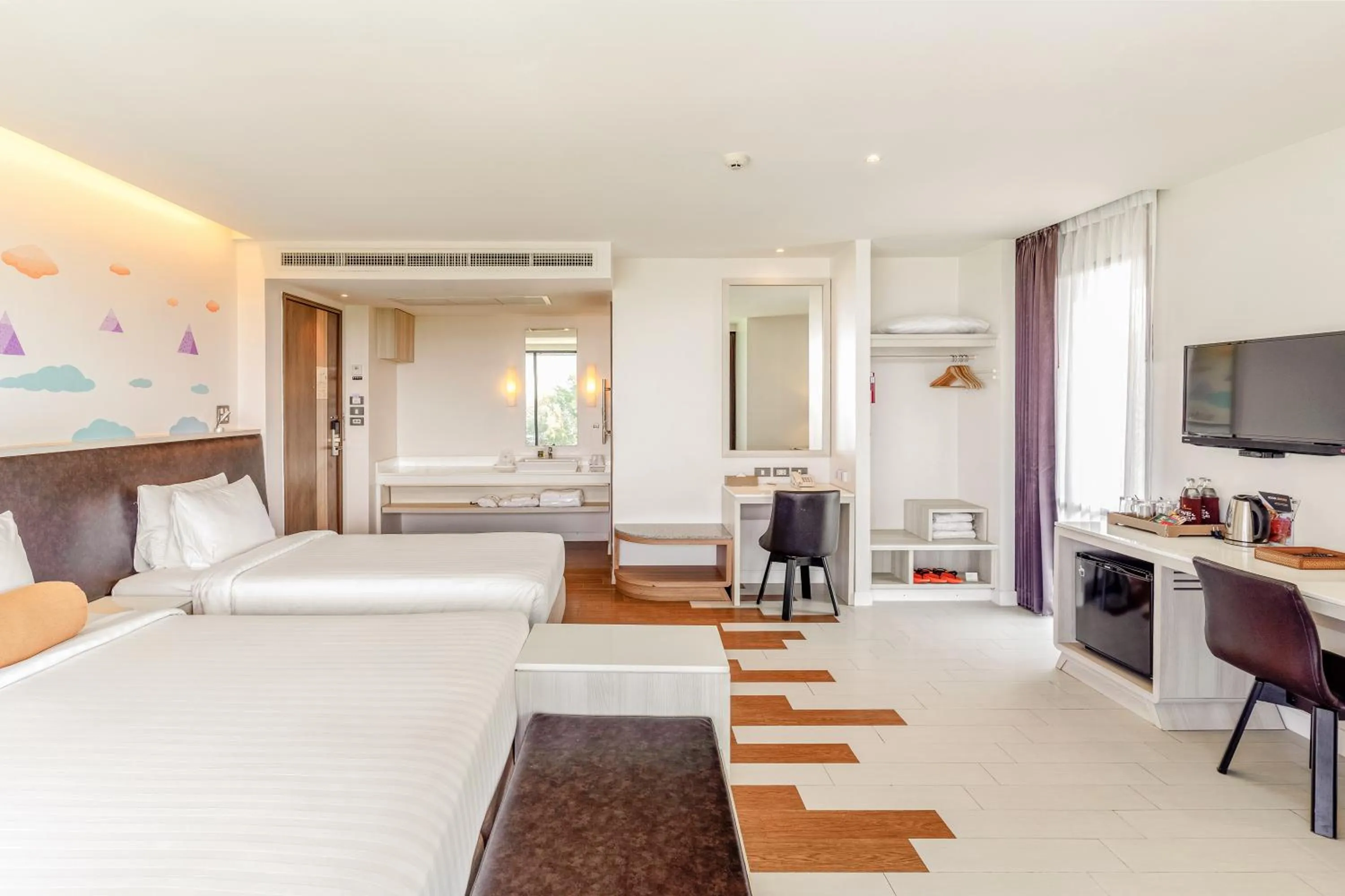 Bed in Sand Dunes Chaolao Beach Resort